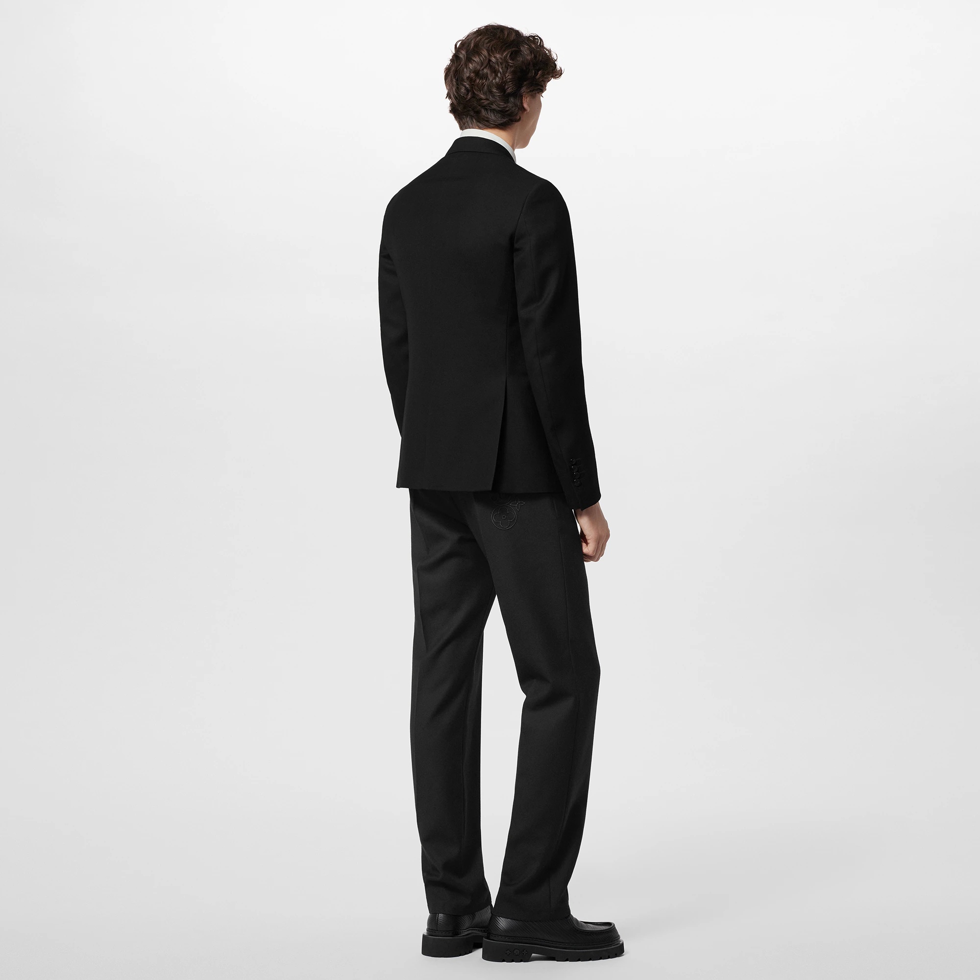 Embroidered Signature Wool Pont Neuf Jacket - 3