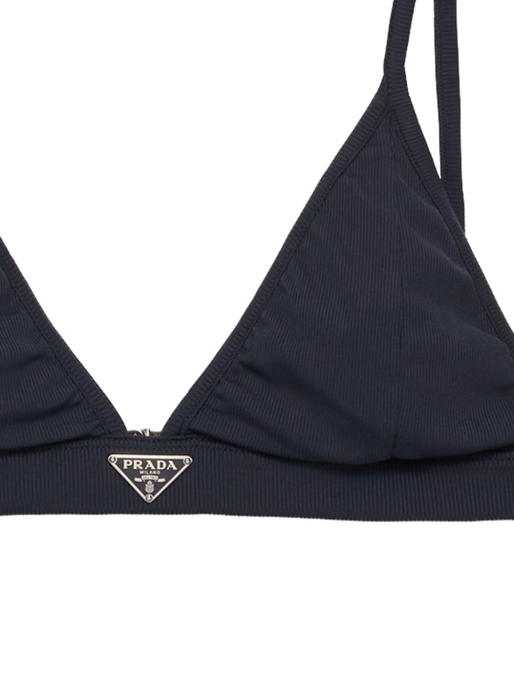 ribbed bralette bikini top - 2