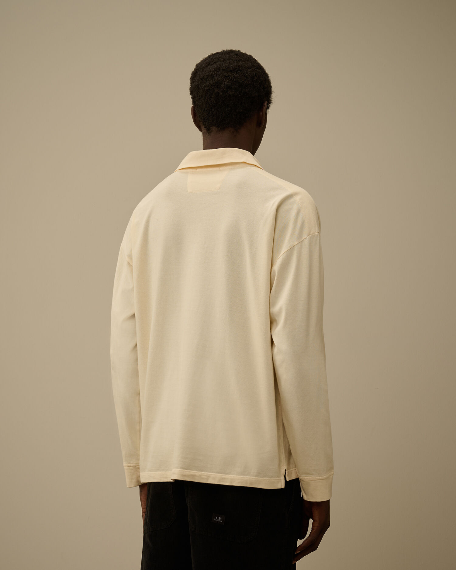 20/1 Jersey Long Sleeve Boxy Polo - 4