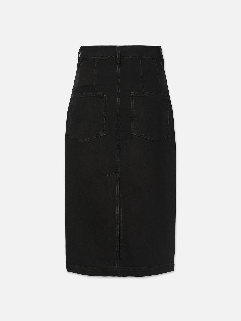 The High Waisted Seamed Skirt in Aster - 3