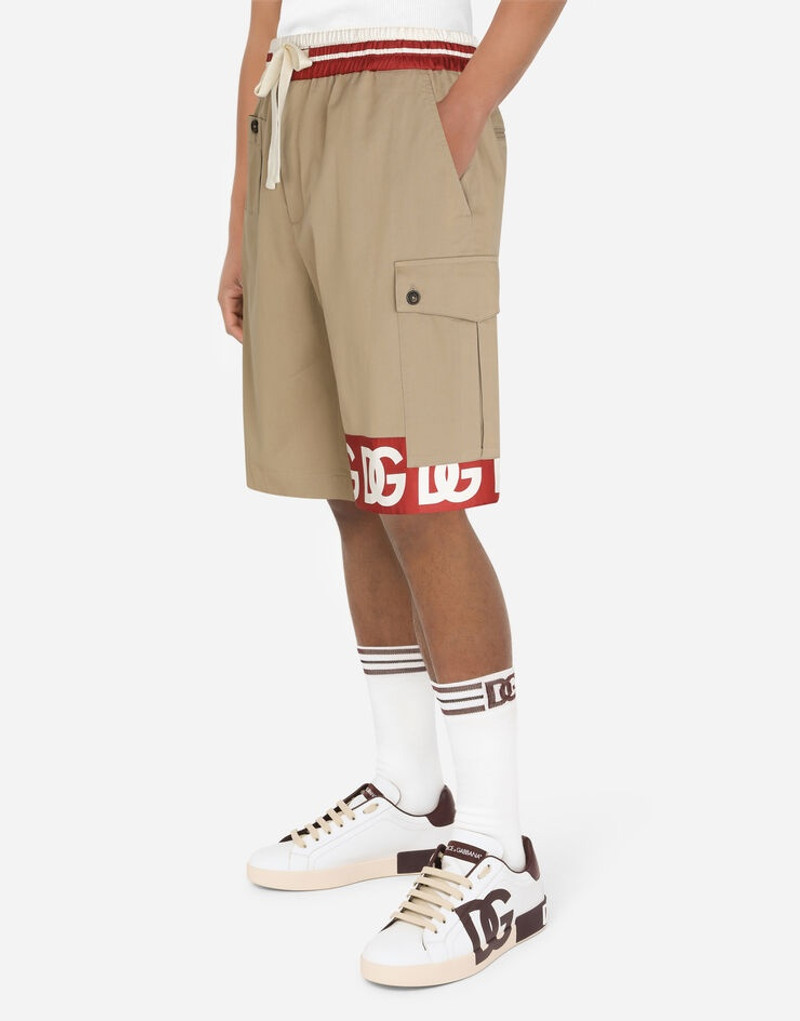 Cargo shorts with DG logo print 3