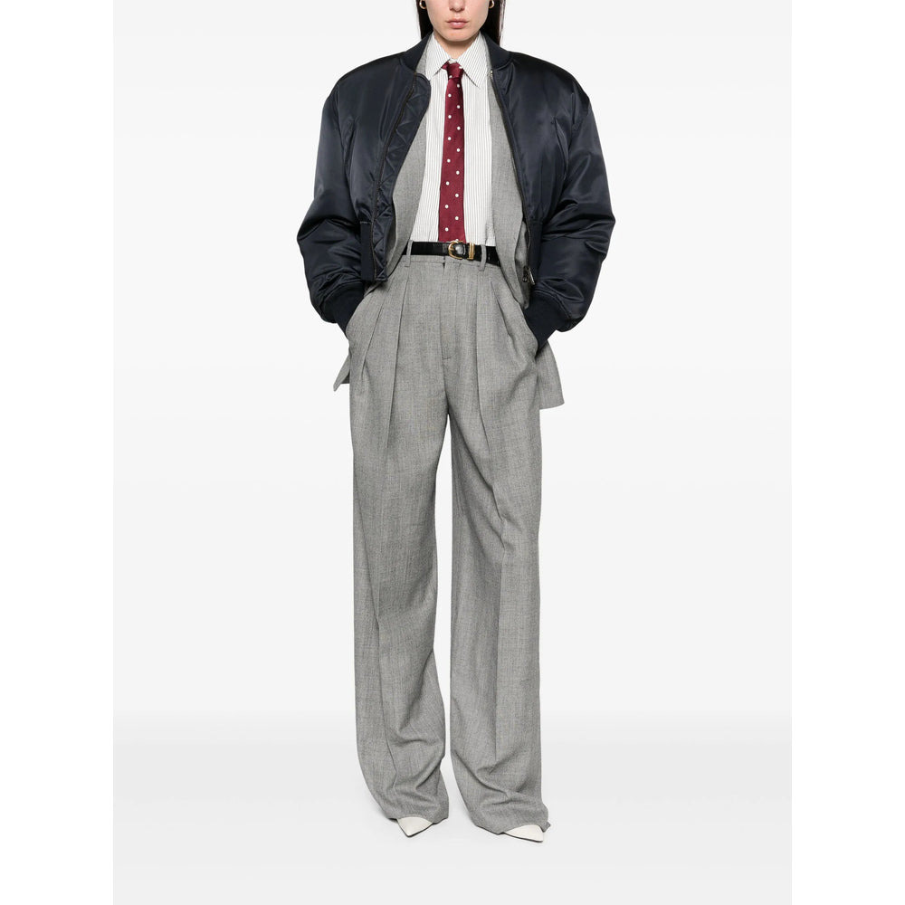Saint Laurent Blue Jackets - Bomber Jackets Women - 3