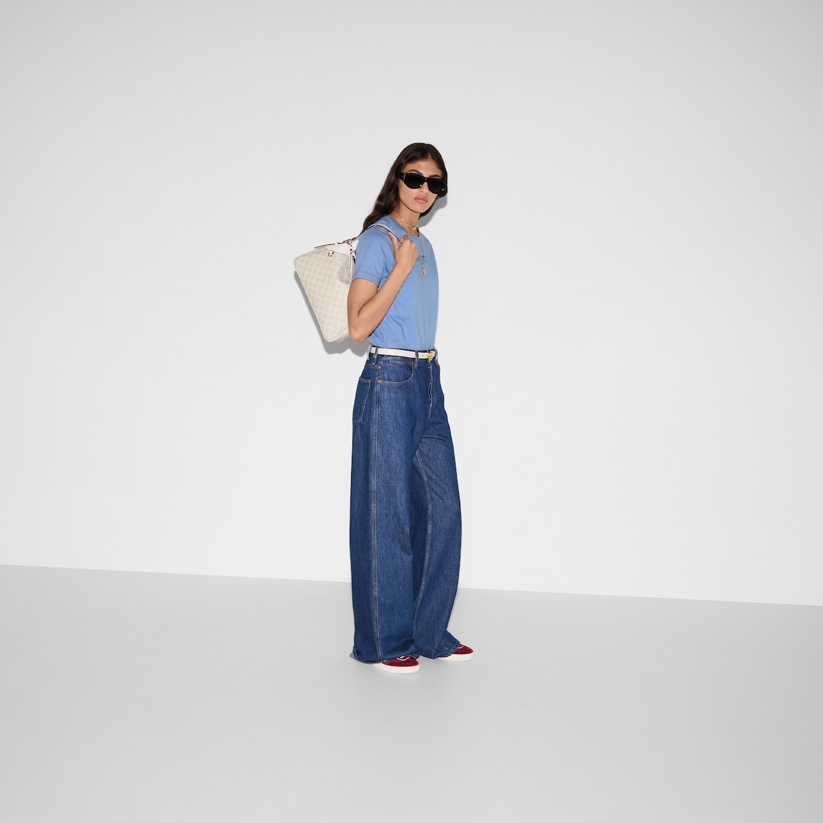 Embroidered cotton jersey T-shirt - 6