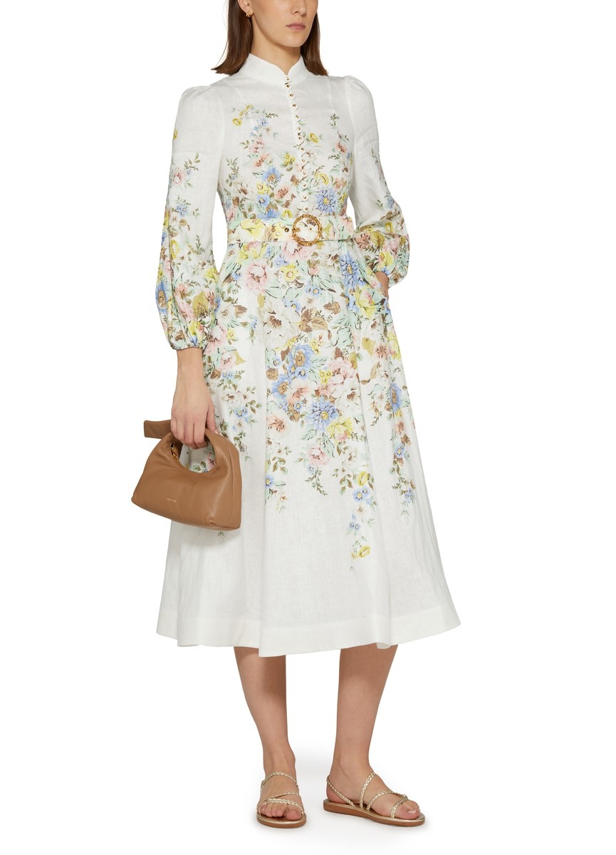 【Zimmermann】マッチメイカー ミディ シャツドレス Zimmermann】MATCHMAKER SHIRT DRESS シャツ ミディドレス
