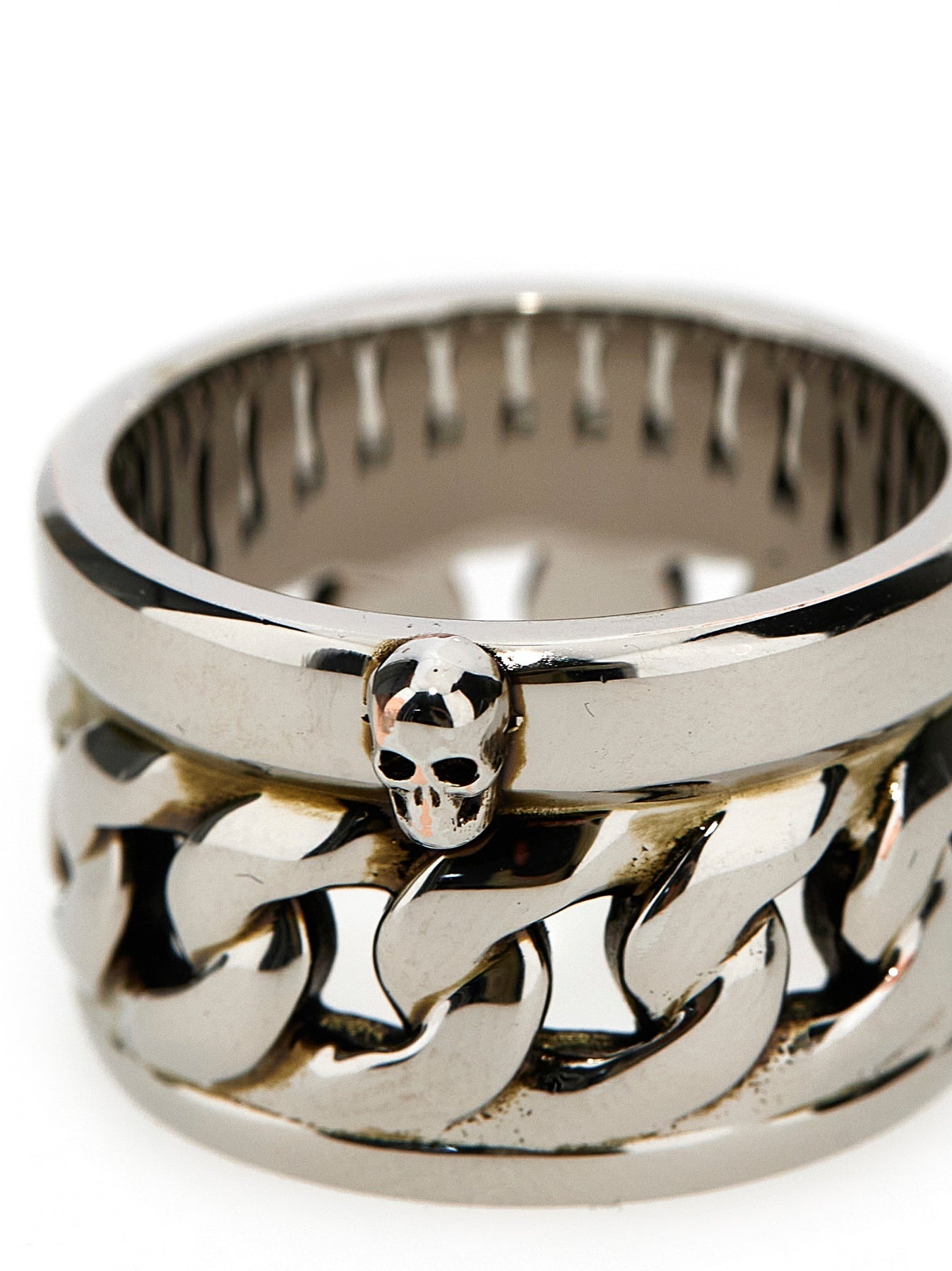 Dynamic Skull Ring Jewelry Silver - 3