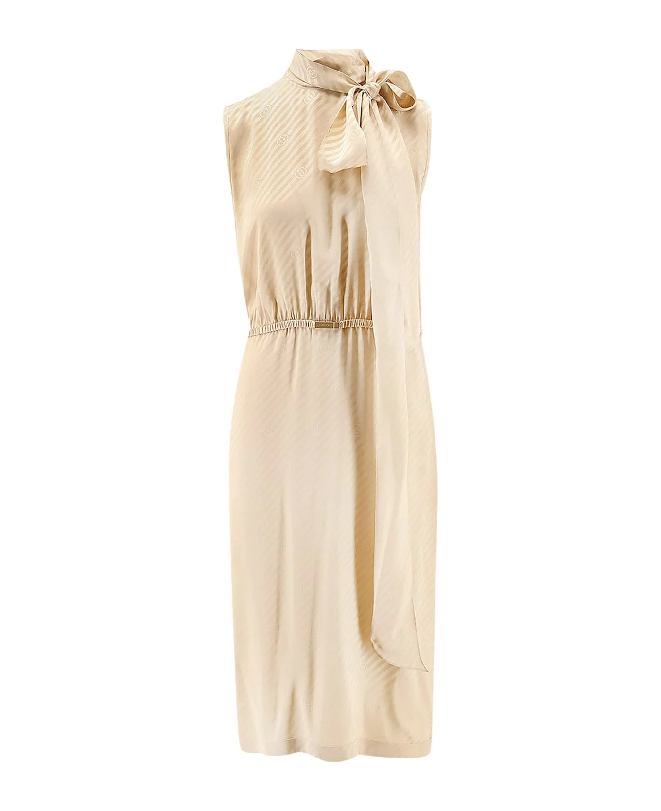 Silk Midi Dress - 1