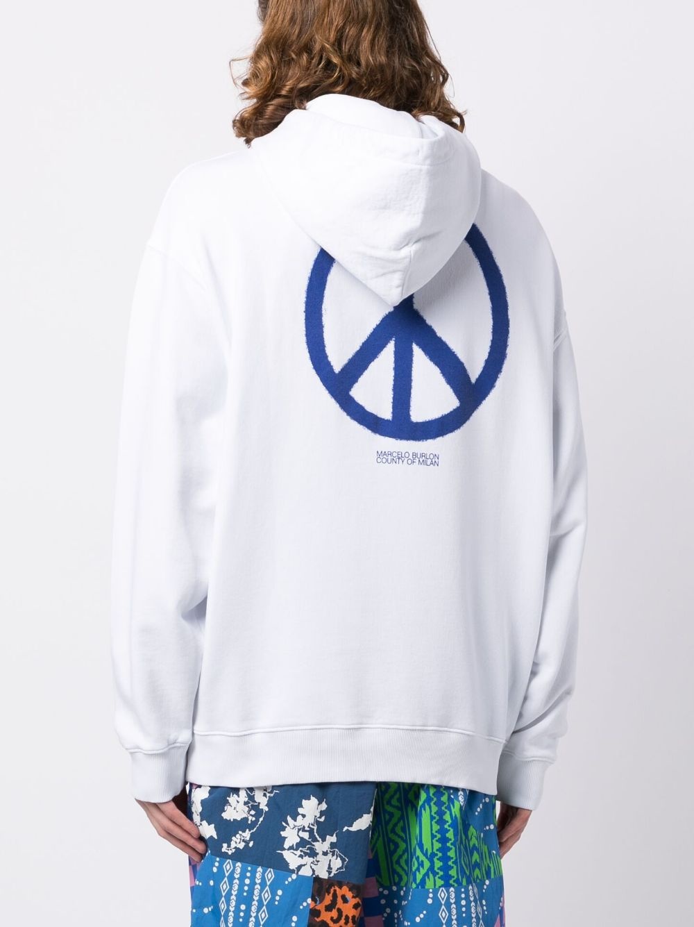 County Peace printed hoodie - 4