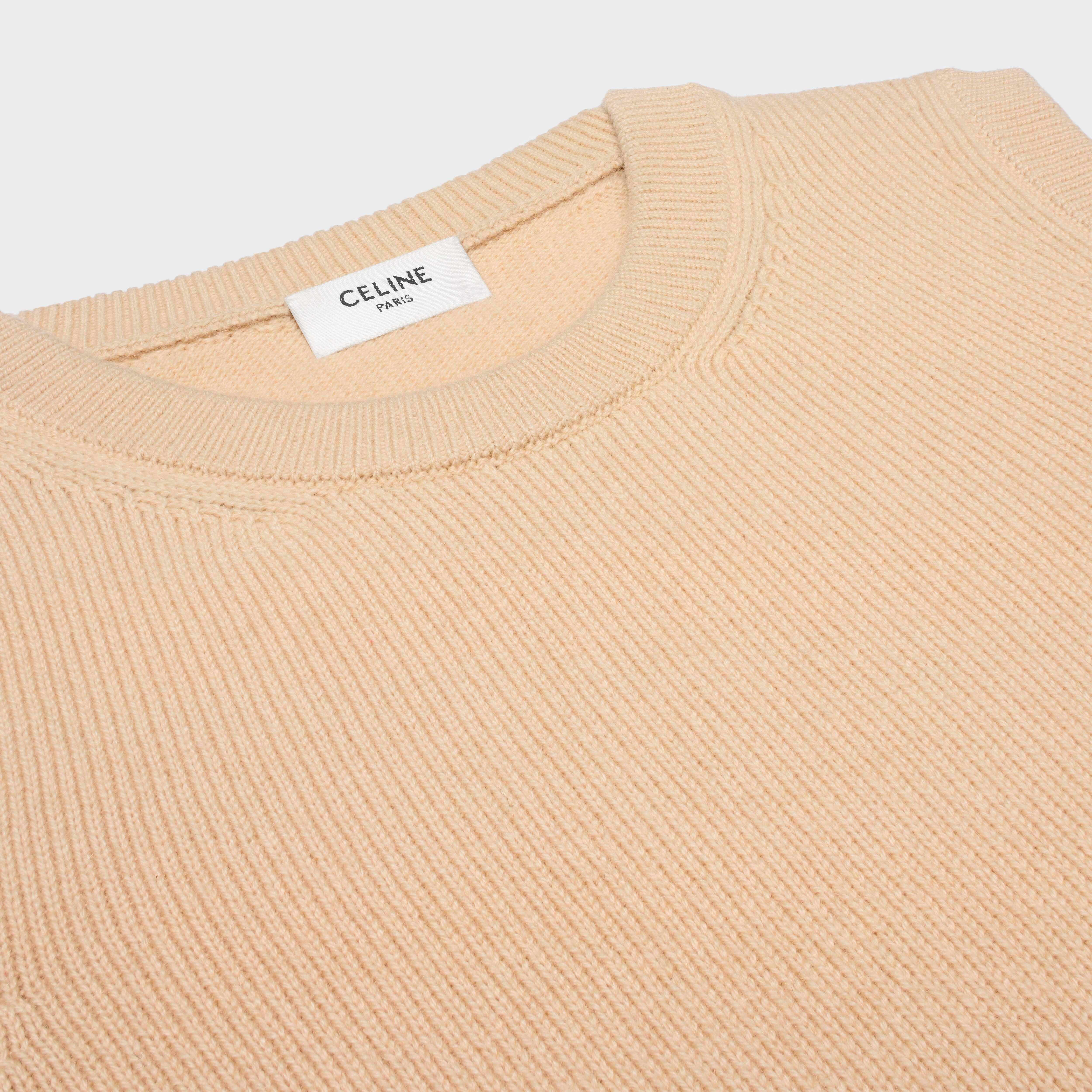 crew neck sweater in scottish cashmere - 3