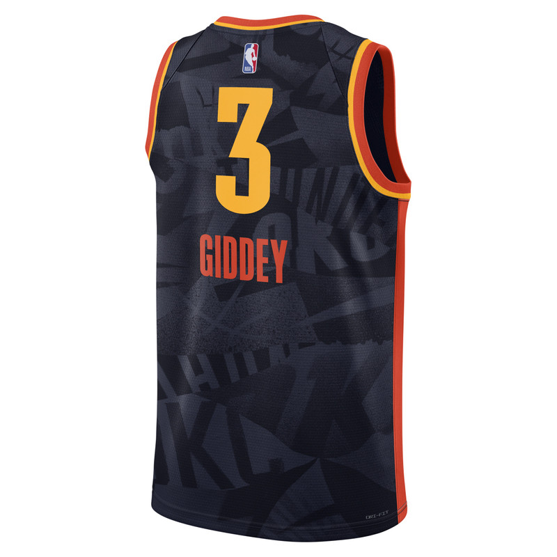 Nike Josh Giddey Oklahoma City Thunder City Edition 2023/24 Nike Men's Dri-FIT NBA Swingman Jersey outlook