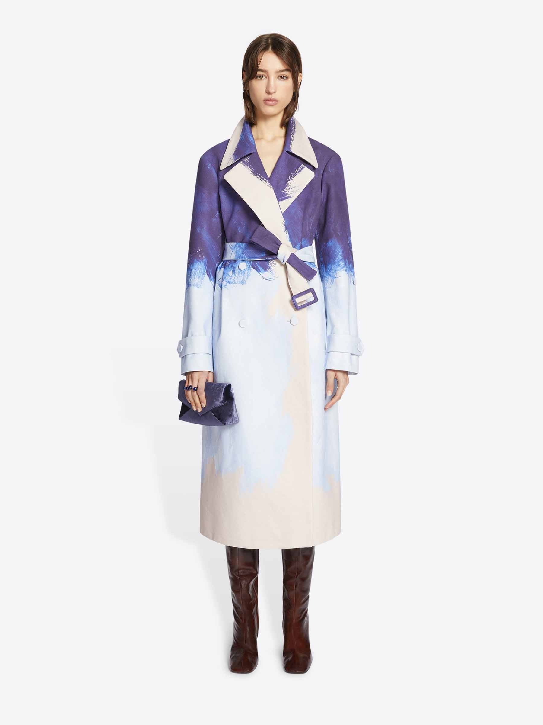 MAC PRINTED TRENCH COAT - 2