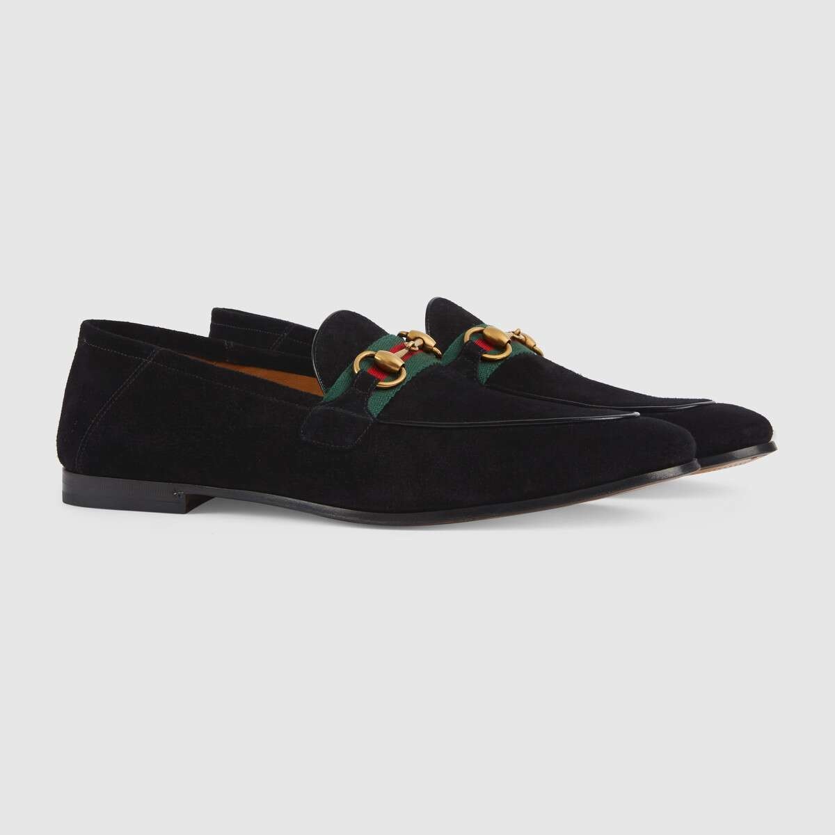 Men's suede Horsebit loafer with Web - 2