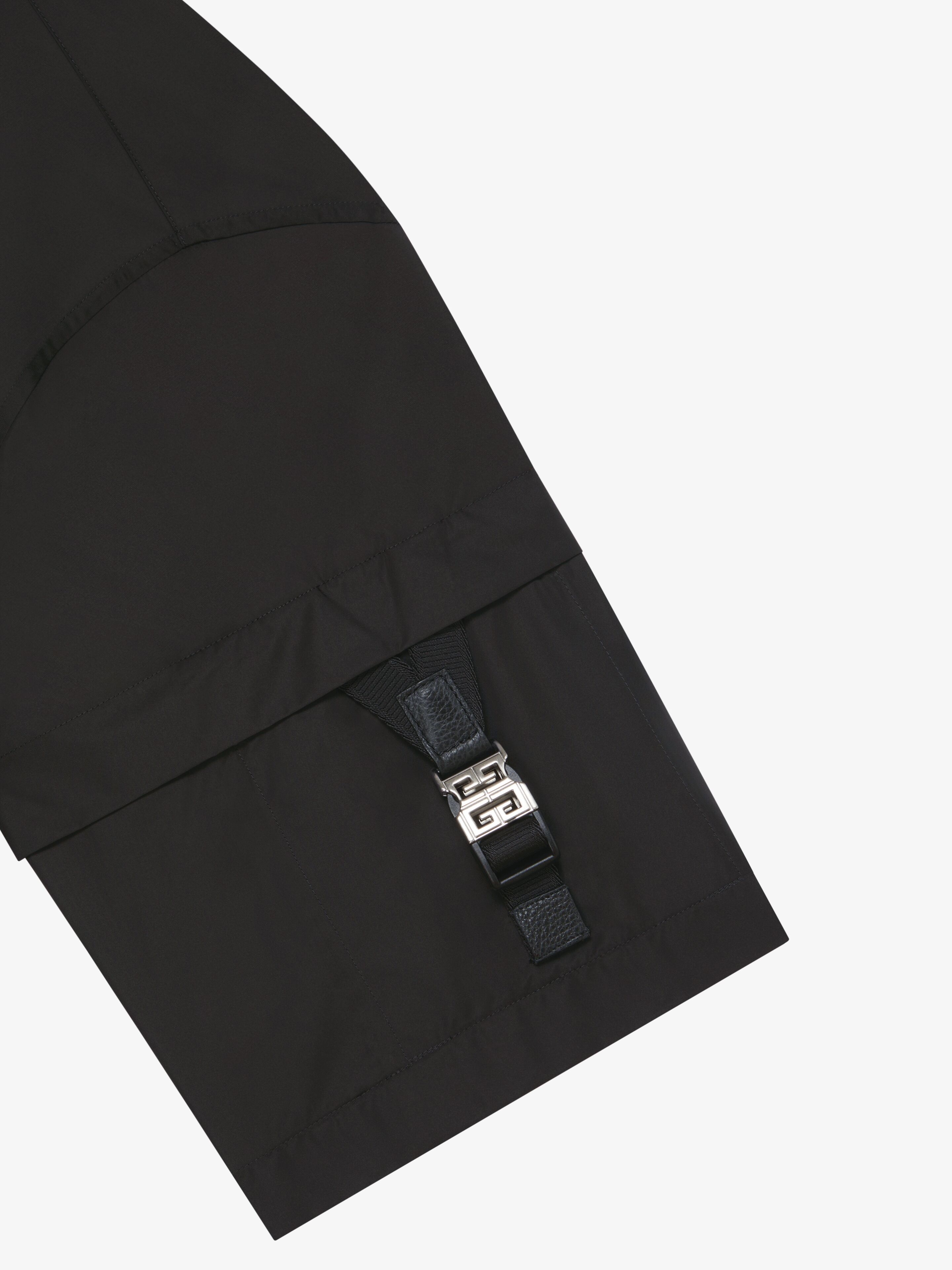 BOXY FIT ZIPPED SHIRT IN TECHNICAL FABRIC WITH BUCKLES - 5