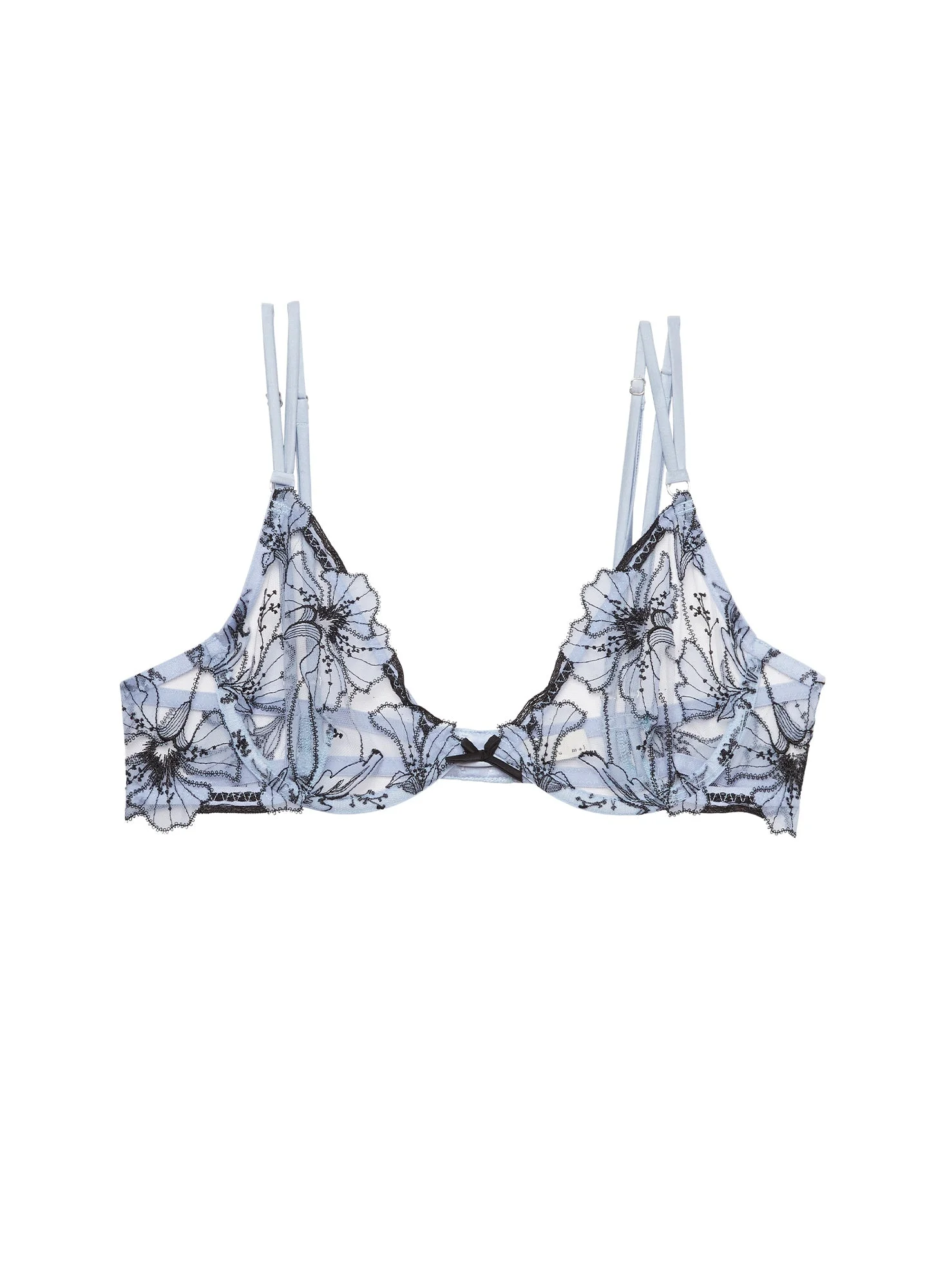 Harper Embroidery Demi Bra - 1