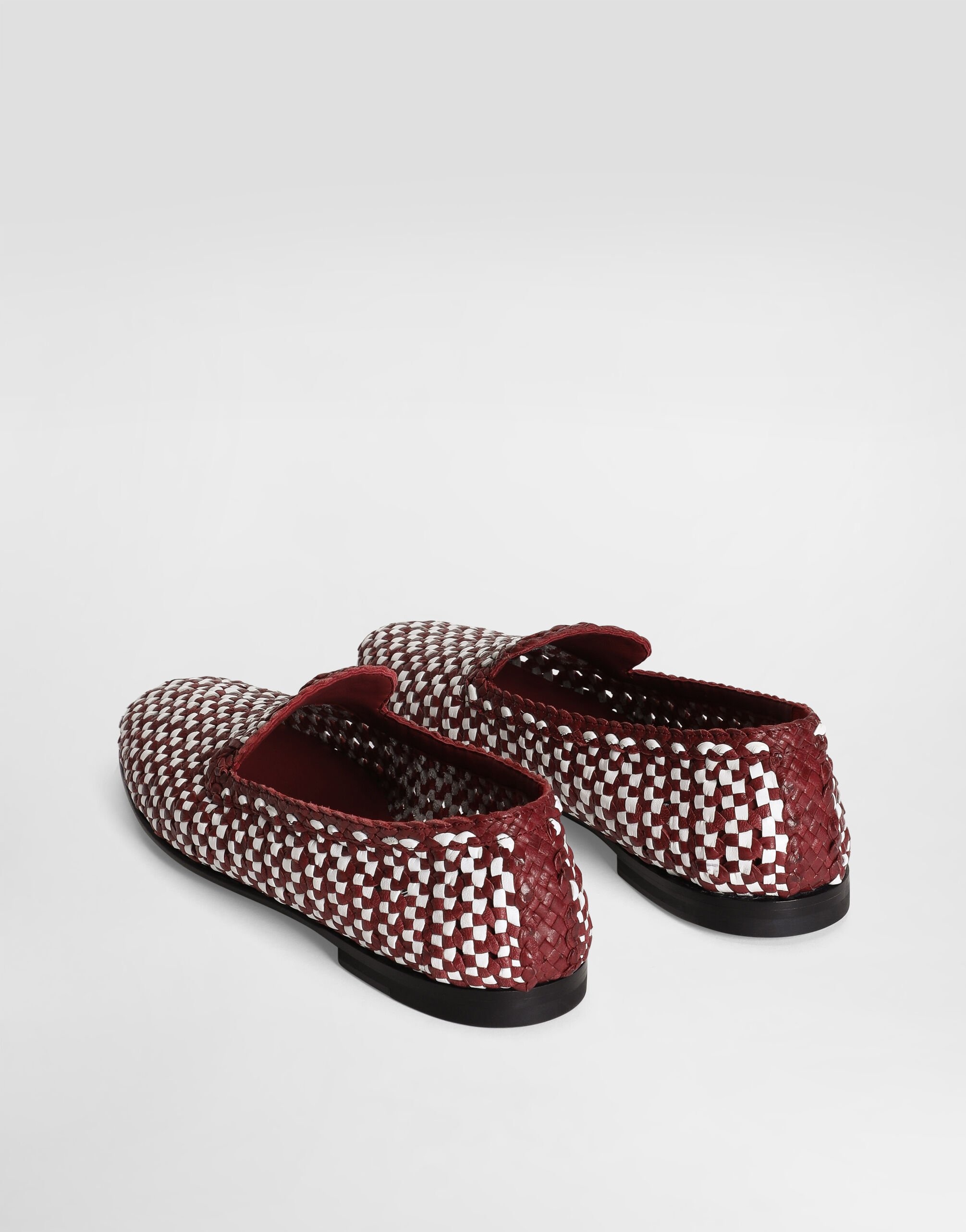 Woven leather slippers - 3