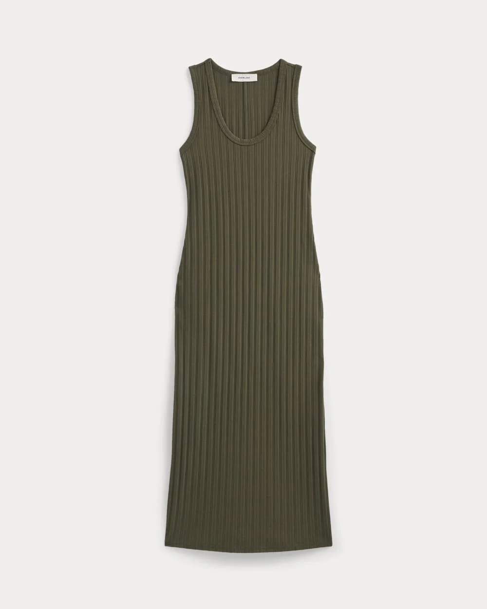 SCOOP-NECK MIDI DRESS IN POINTELLE KNIT - 1