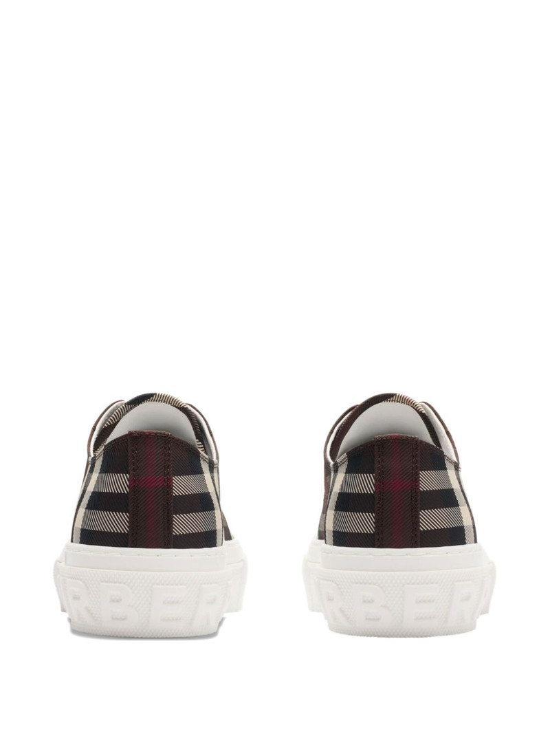 Burberry check-pattern low-top sneakers outlook