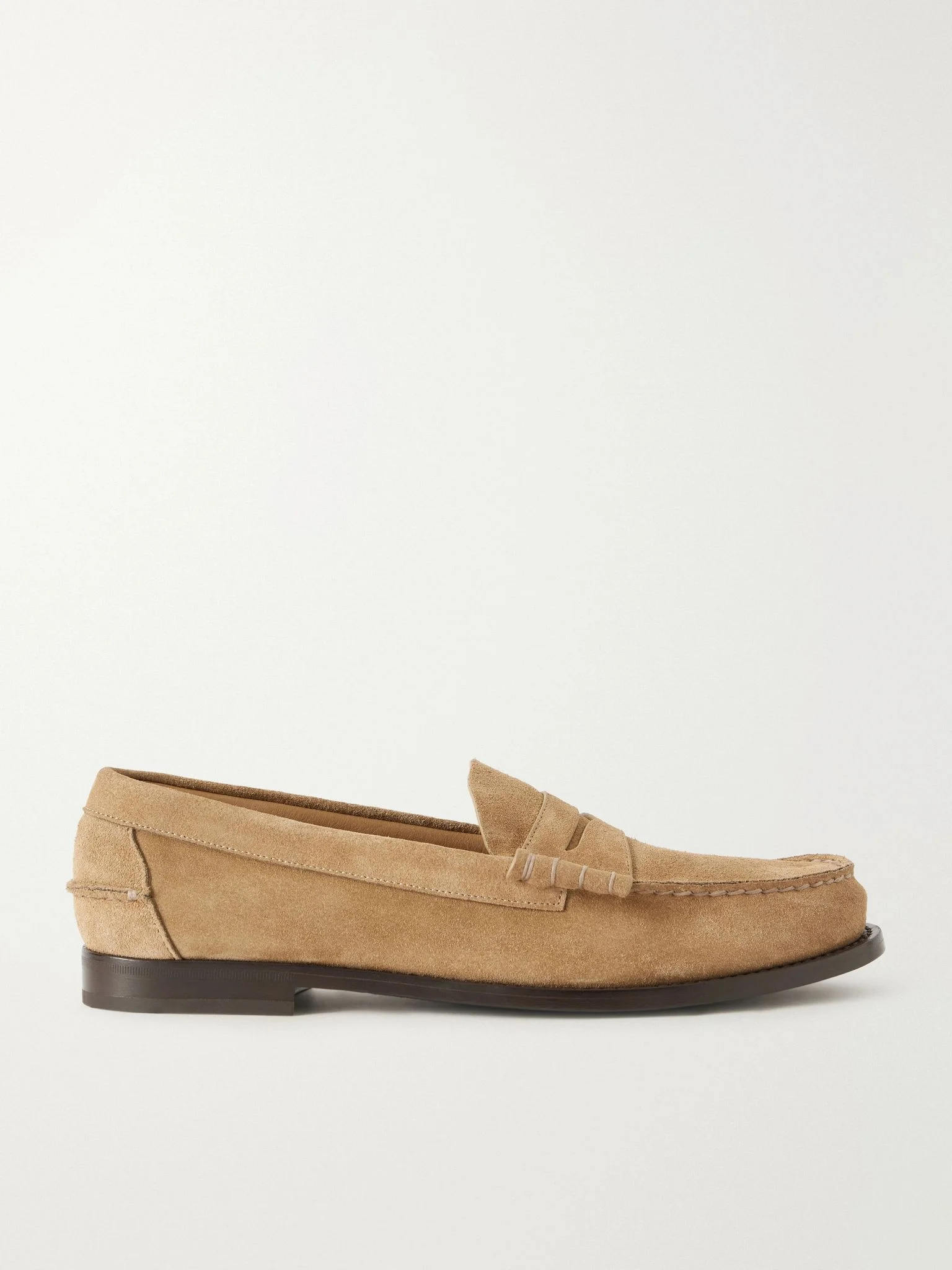 Rowley Suede Loafers Beige - 1