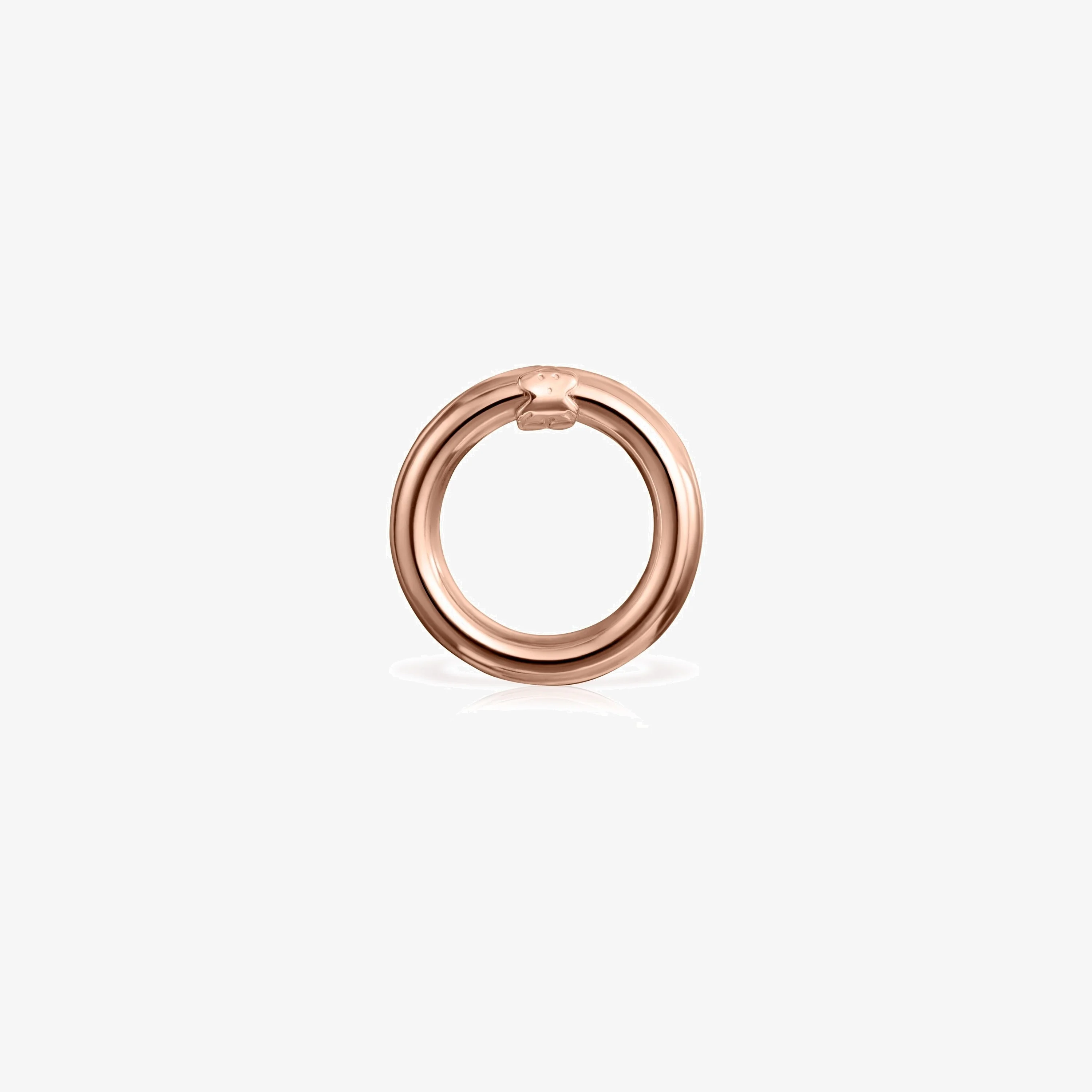Small Rose 18K gold vermeil Hold Ring - 1