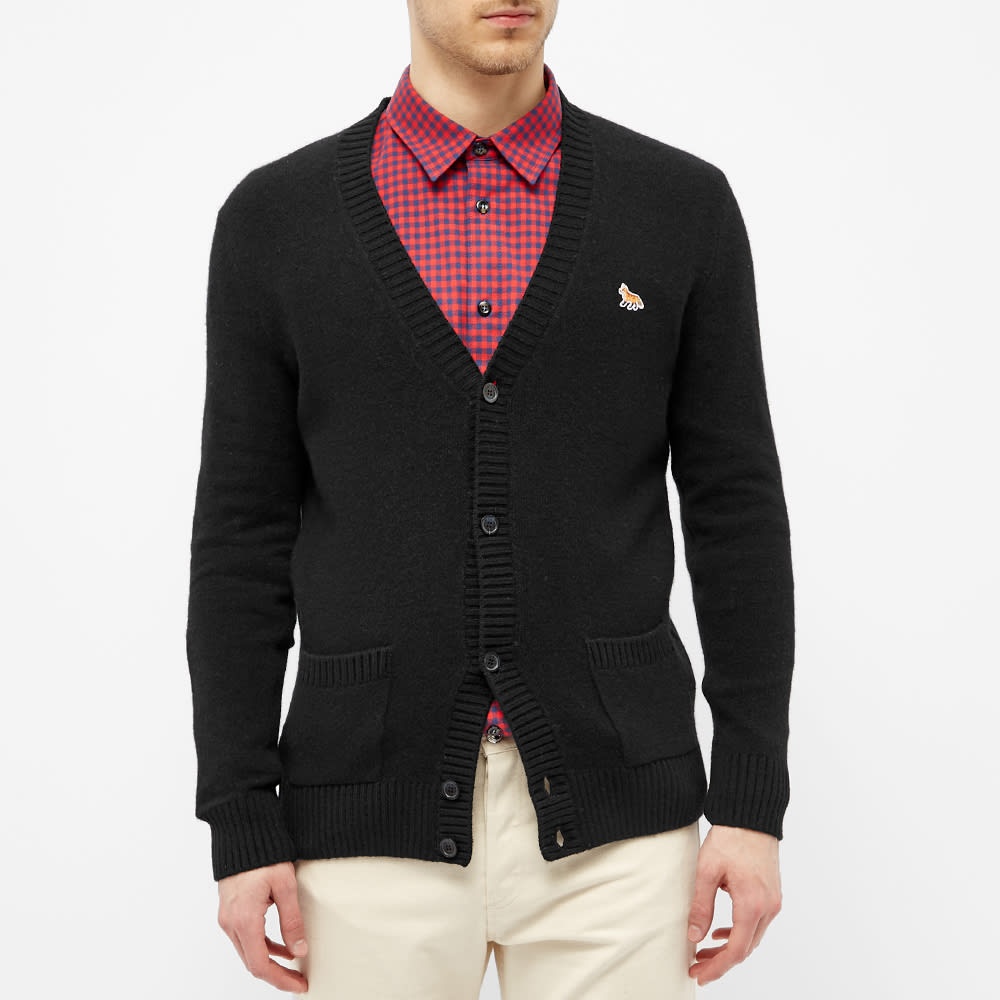 Maison Kitsuné Fox Lambswool Cardigan - 4