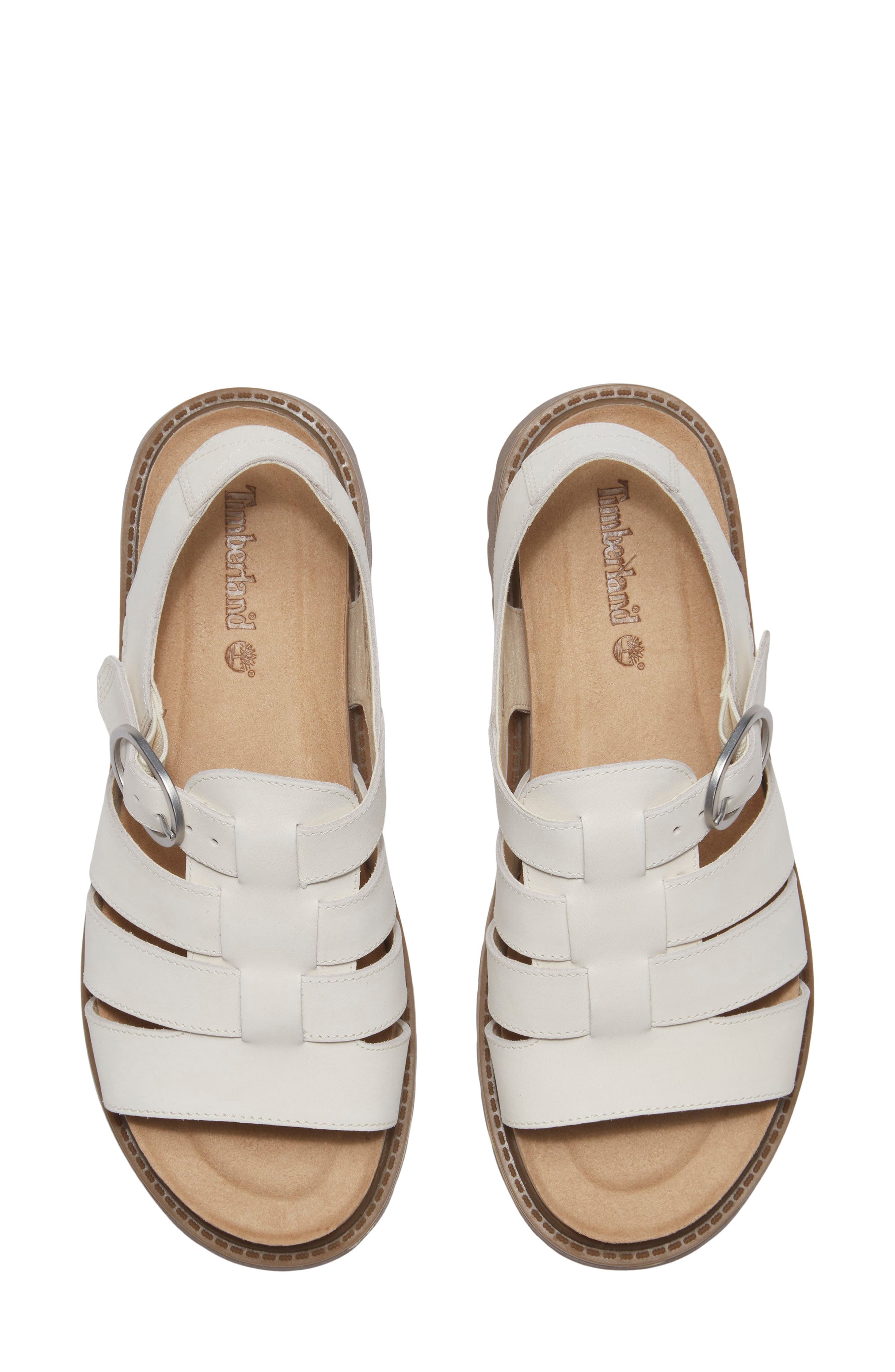 Timberland Clairemont Way Fisherman Sandal in Natural Nubuck at Nordstrom - 4