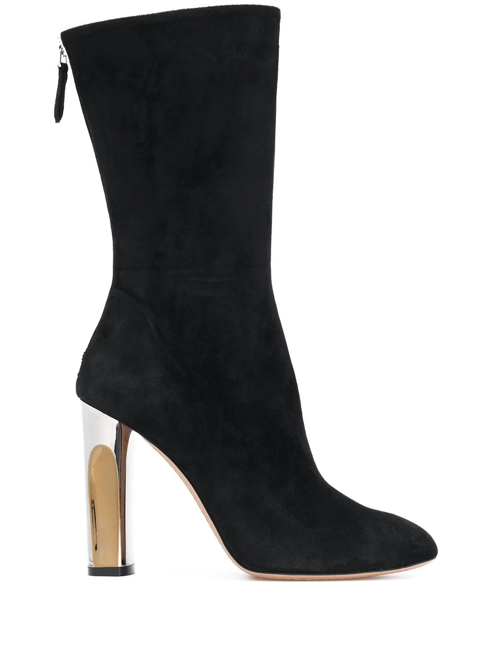 sculpted heel fitted boots - 1