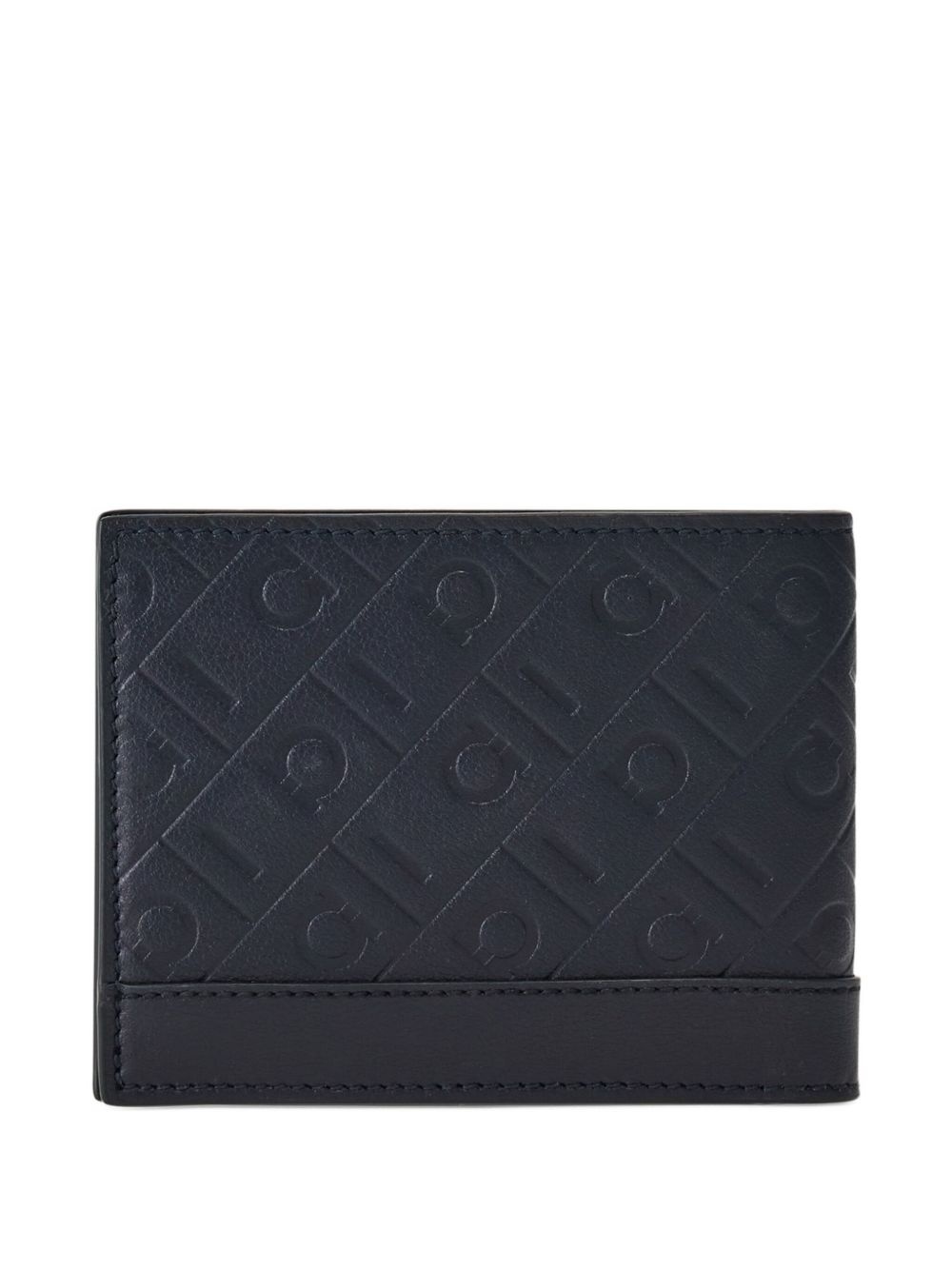 Gancini-embossed bi-fold wallet - 2