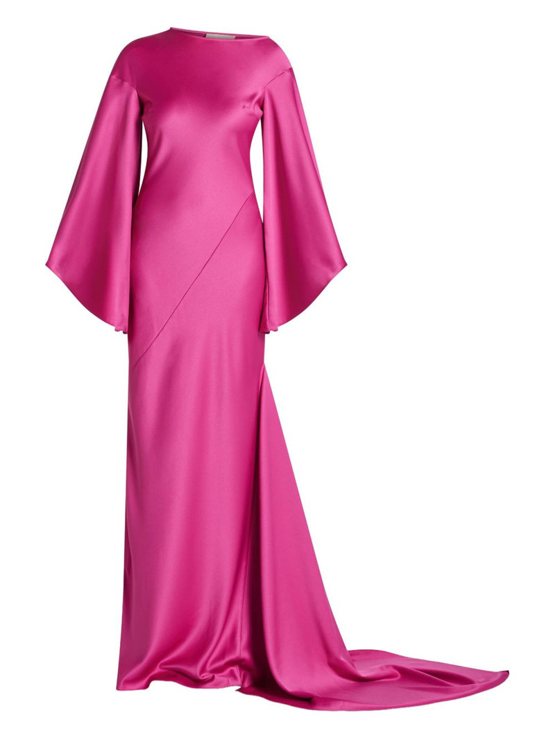 flared-sleeve dress 1