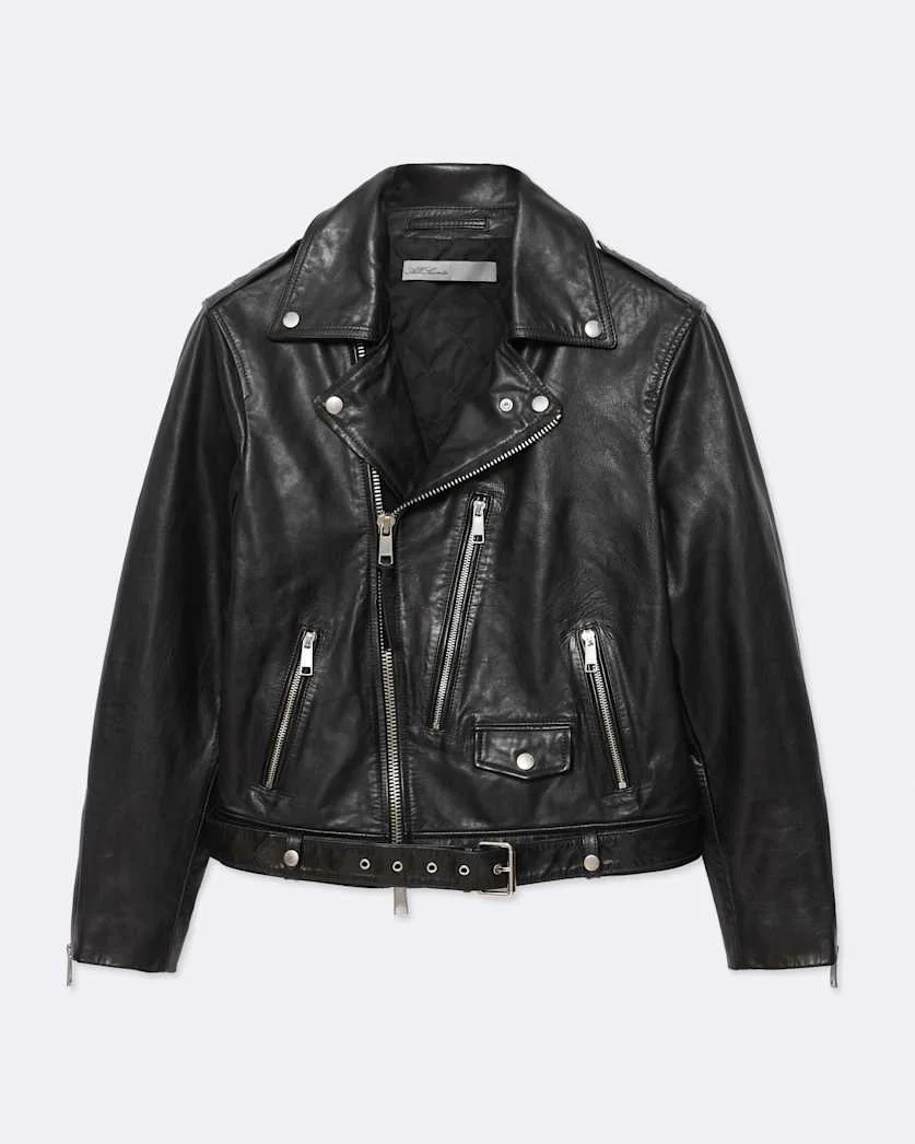 NEO LEATHER BIKER JACKET - 1