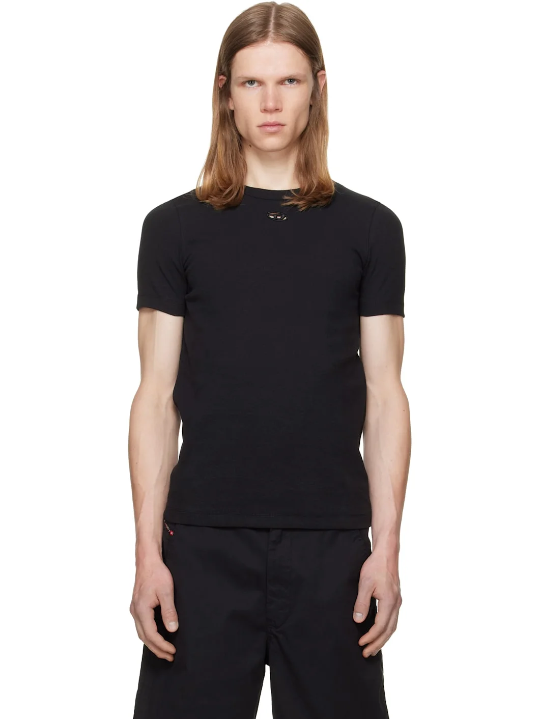 Black T-Ribber Dco T-shirt - 1