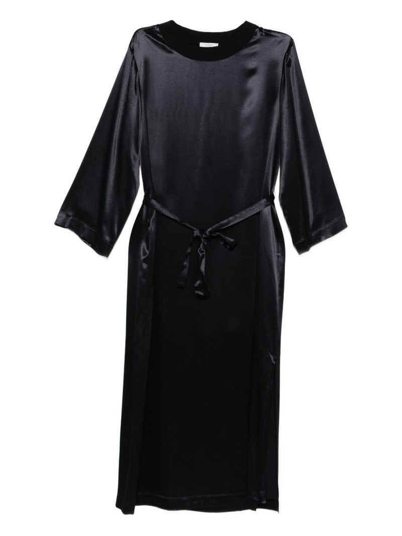 satin midi dress 1