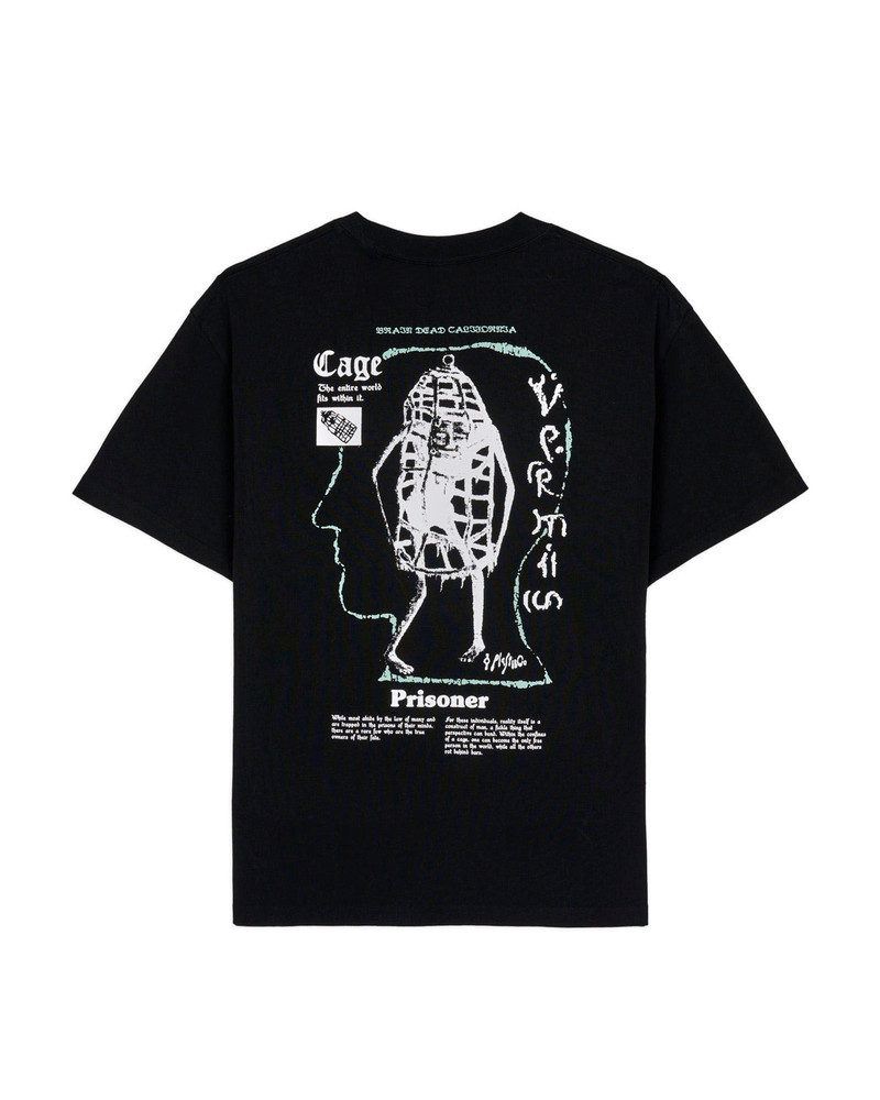 BRAIN DEAD Brain Dead Fantasy Games Vermis Cage T-shirt - Black outlook