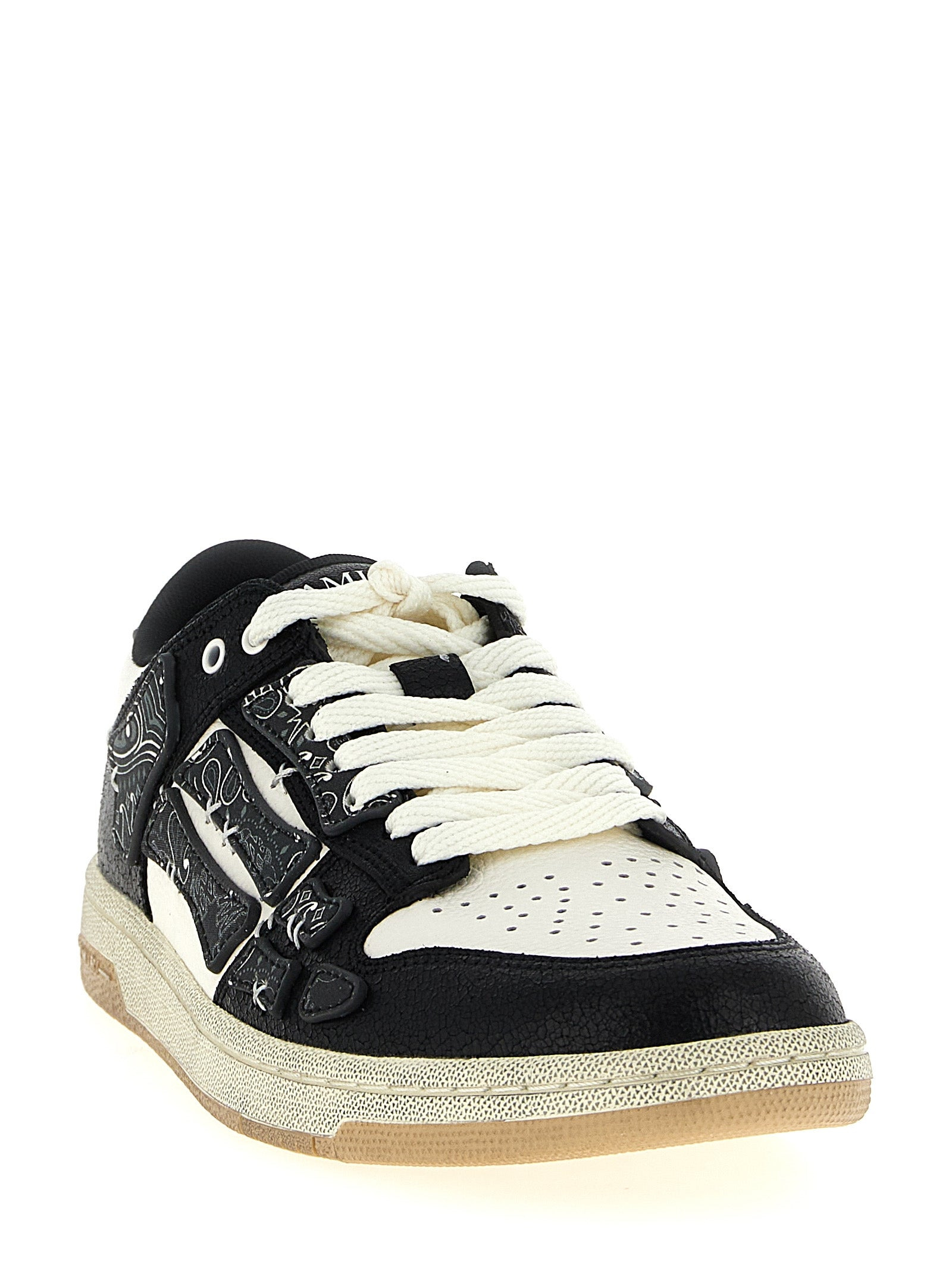 Bandana Skel Top Low Sneakers Black - 2
