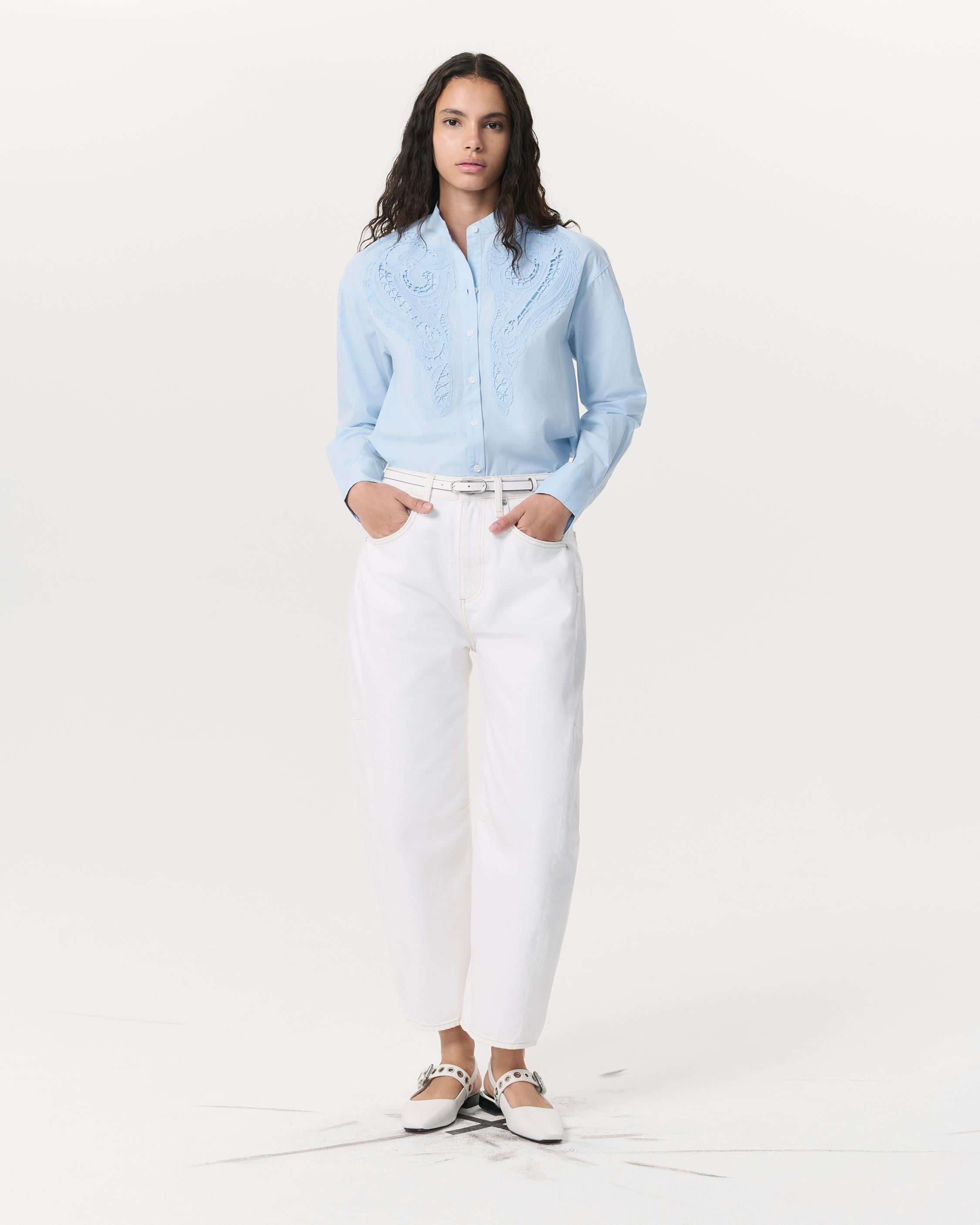 Charlie Ankle-Length Barrel Jeans
Lightweight Rigid Denim - 2