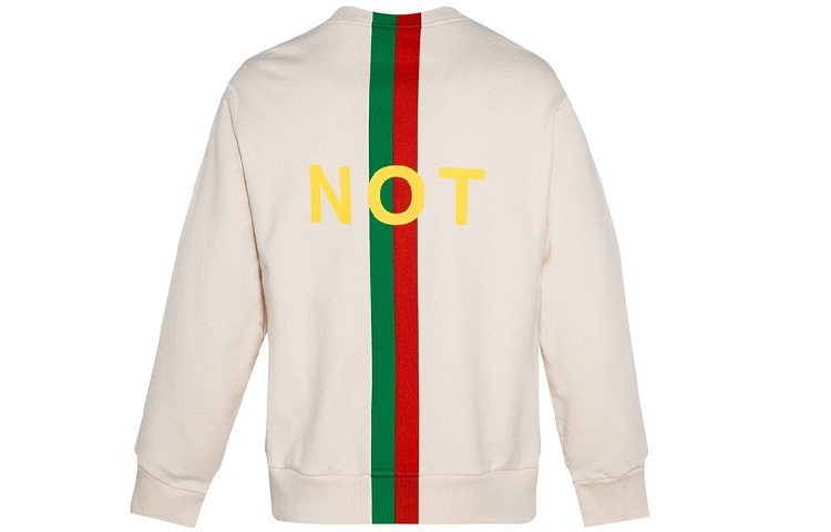 Gucci Fake Not Printed Crew Sweater 'White' 635847-XJCXY-9230 - 2