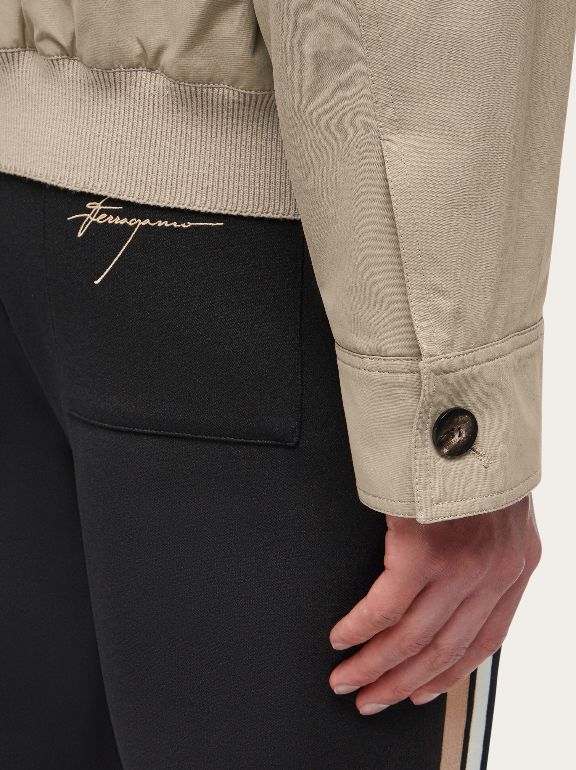 Zip up blouson - 7