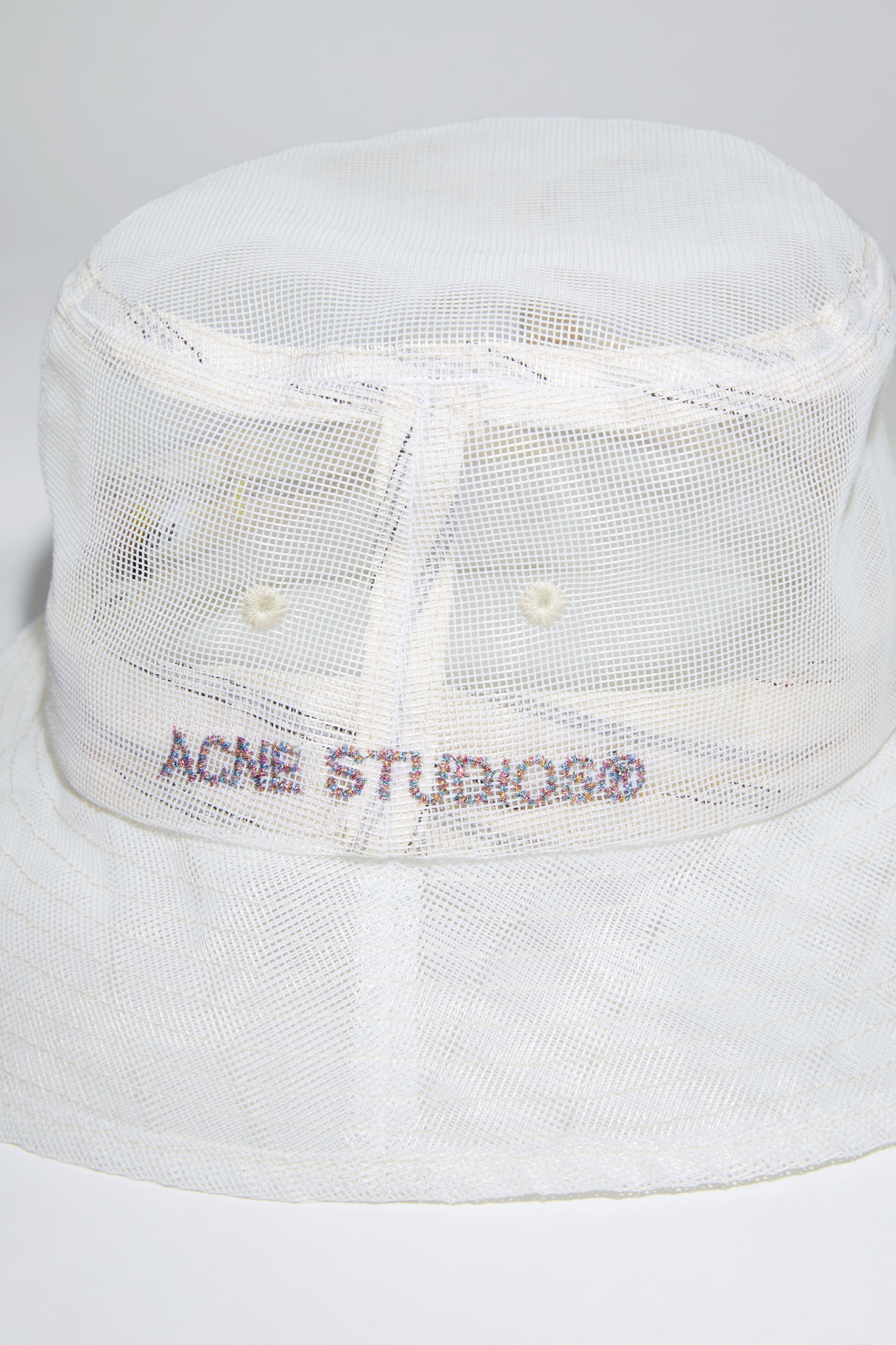 Mesh bucket hat - White - 5