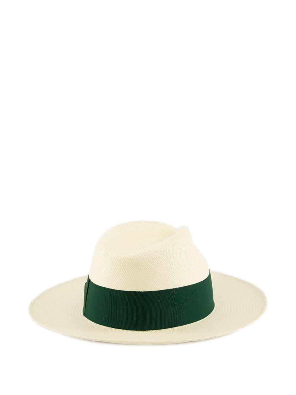 panama ribbon-embellished hat - 3