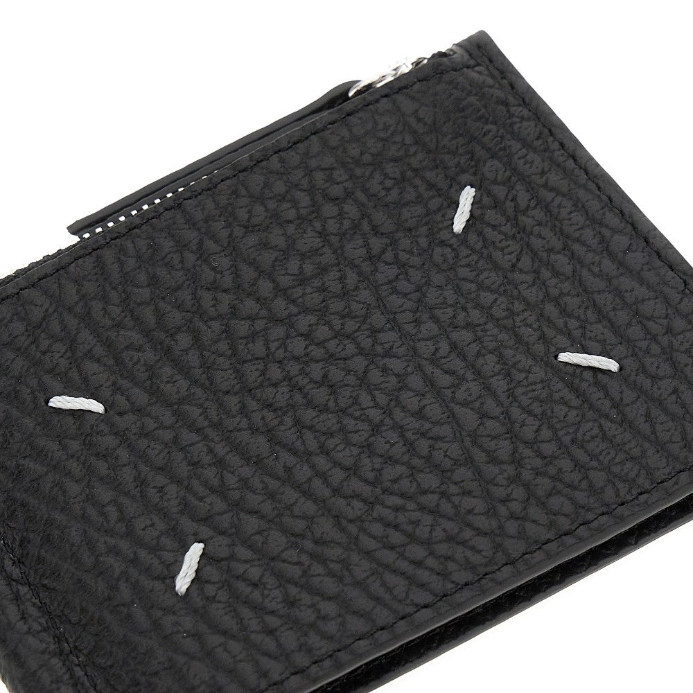 ■財布 Maison Margiela Bi-Fold Clip Wallet Maison Margiela Money Clip Bifold Wallet Black With Box Mens
