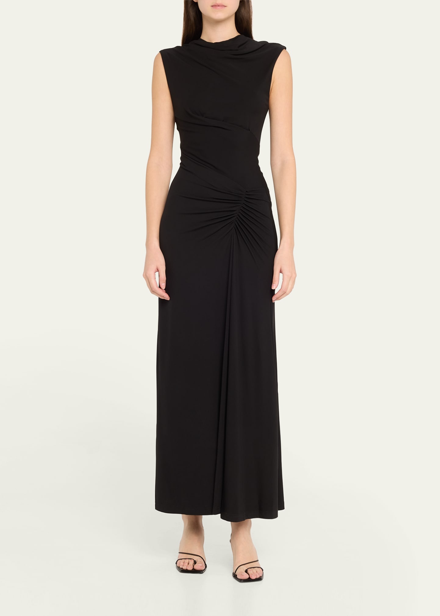 Acacia Sleeveless Gathered Midi Dress - 2