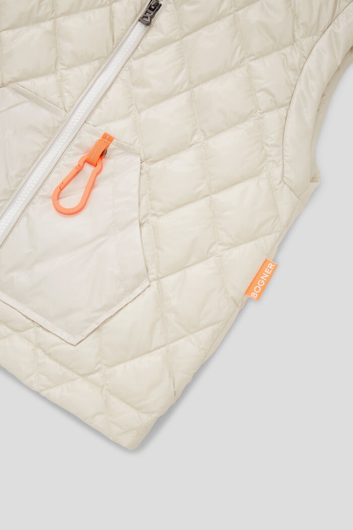 Melli Kids down waistcoat in Sand - 4