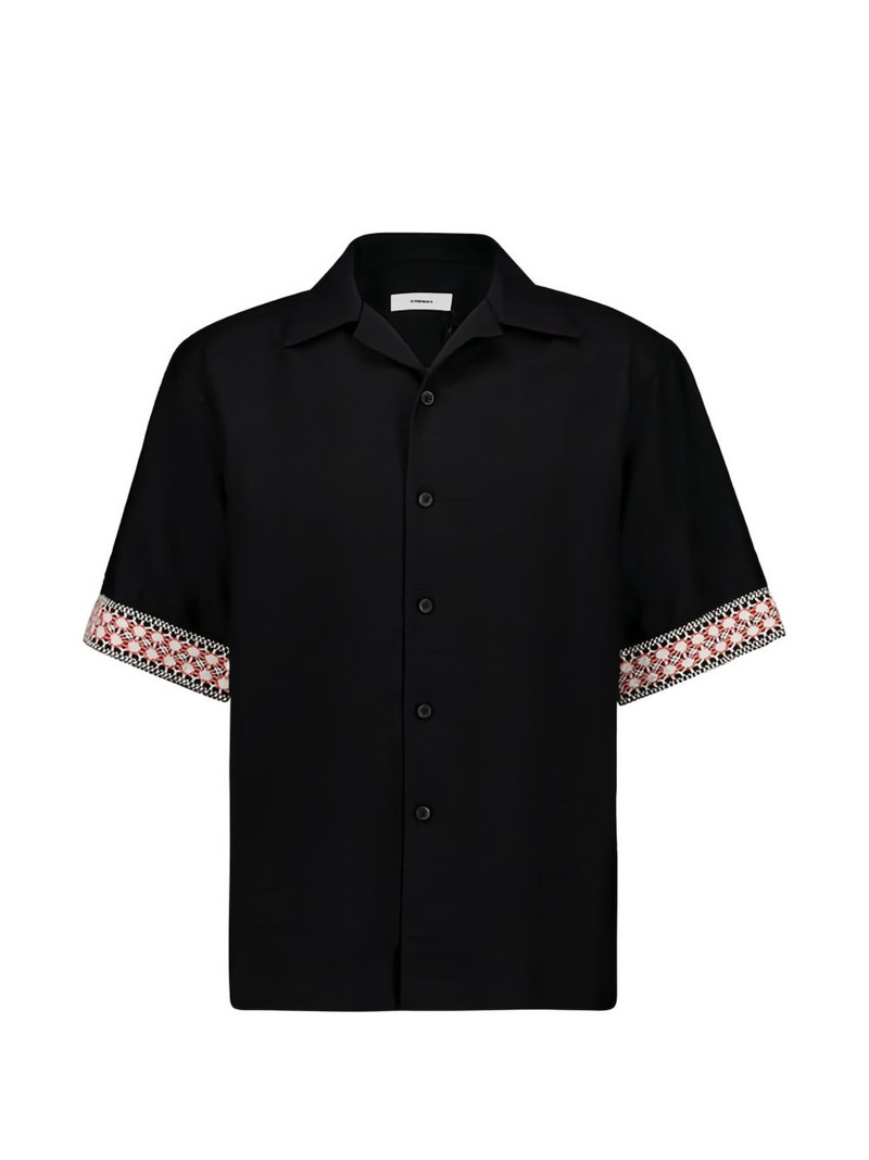 braided camp-collar shirt 1