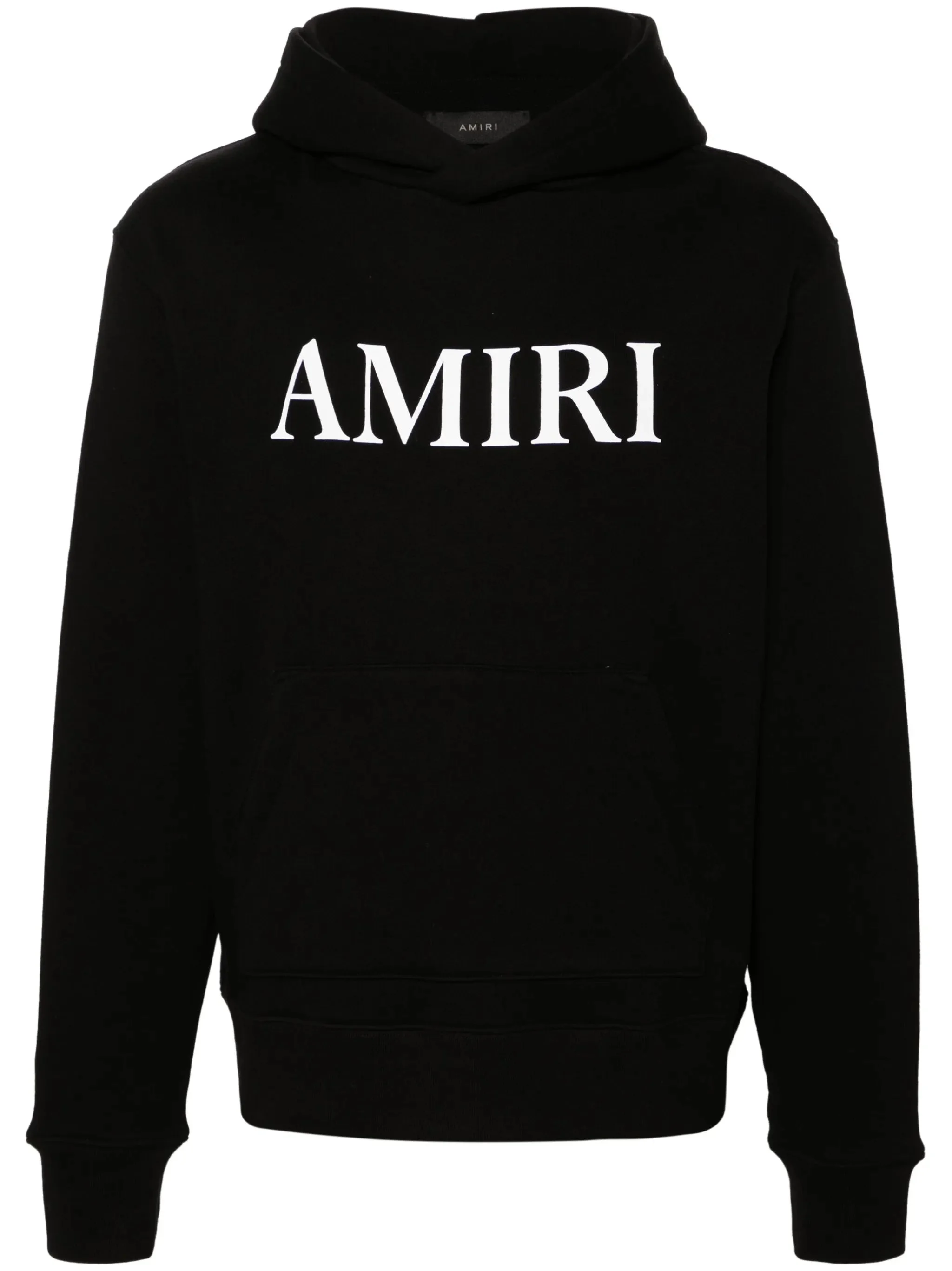 Amiri Logo-lettering Cotton Hoodie - 1