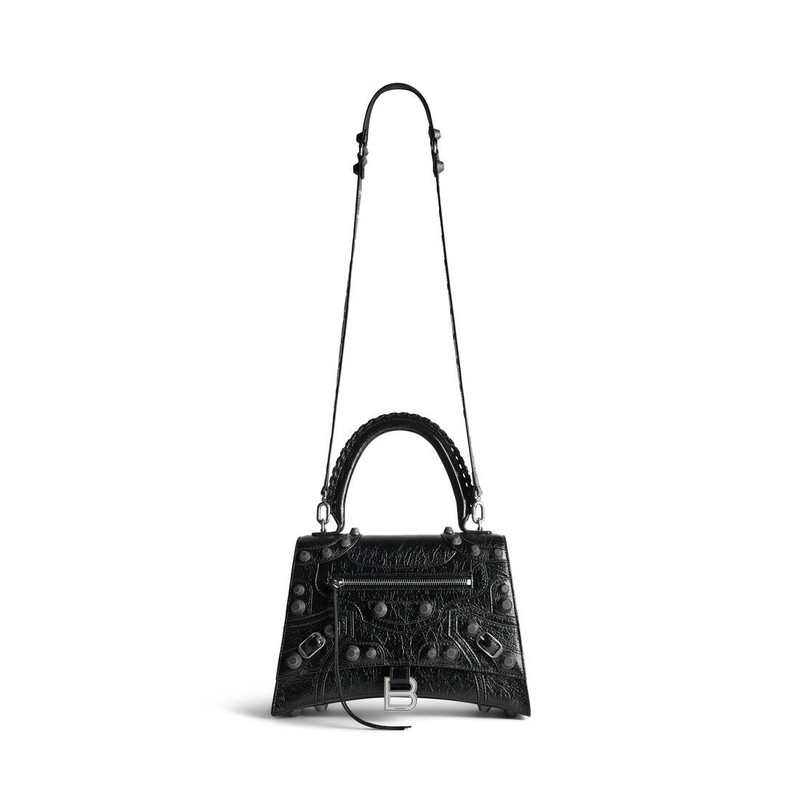 Women's Hourglass X Le Cagole Medium Handbag in Black 7
