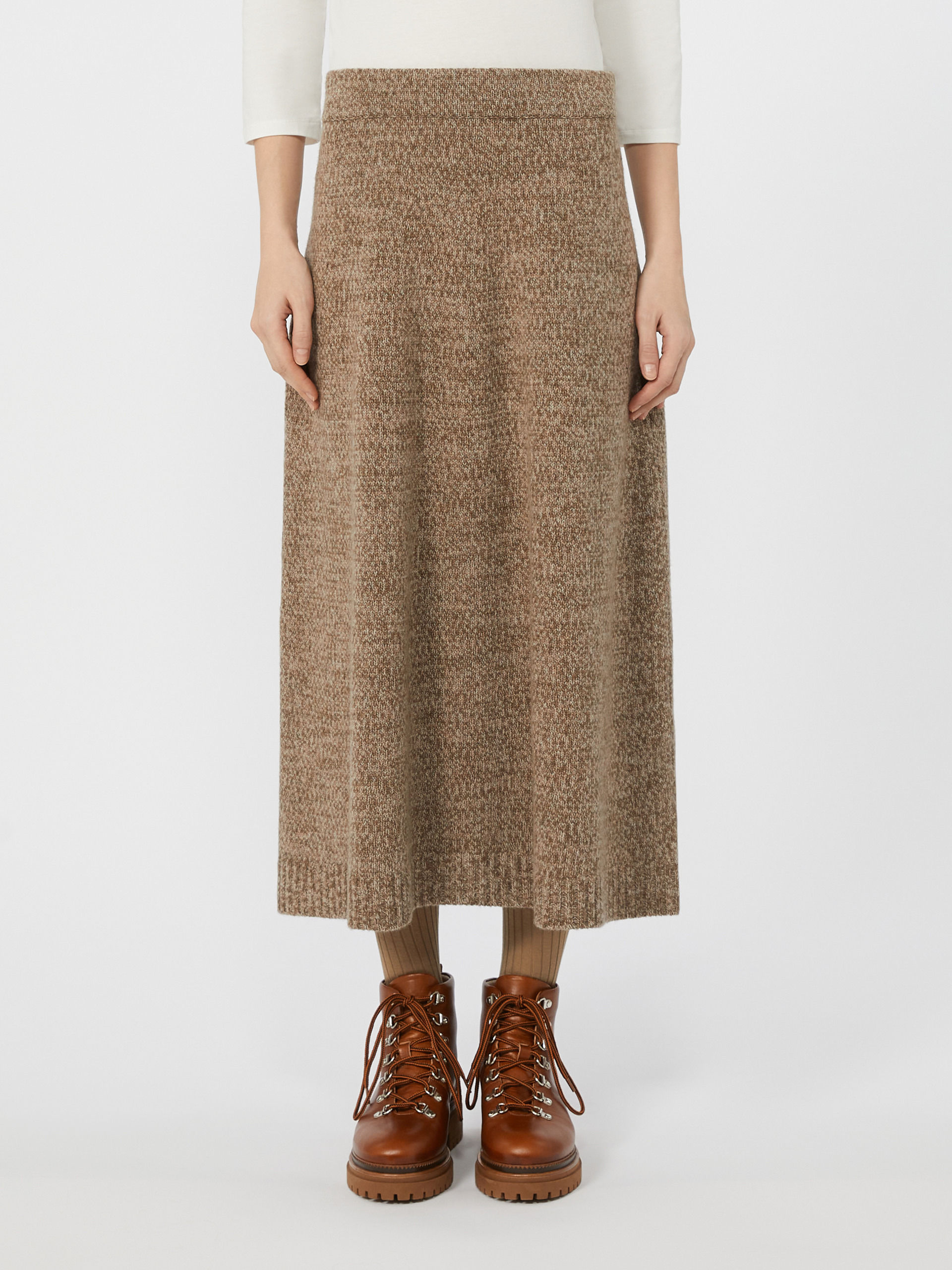 BARNABA Wool knit skirt - 3