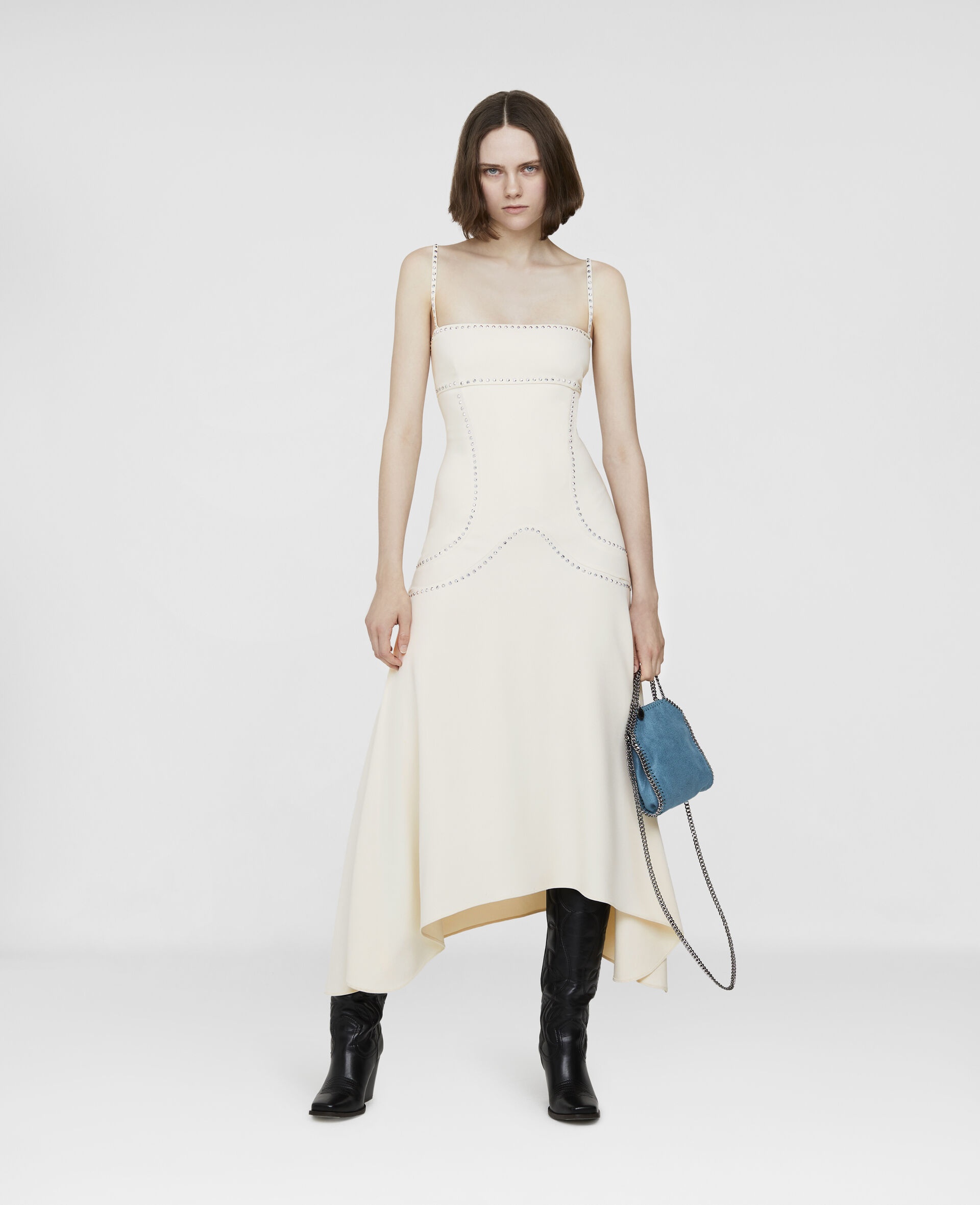 Stretch Cady Maxi Dress - 2