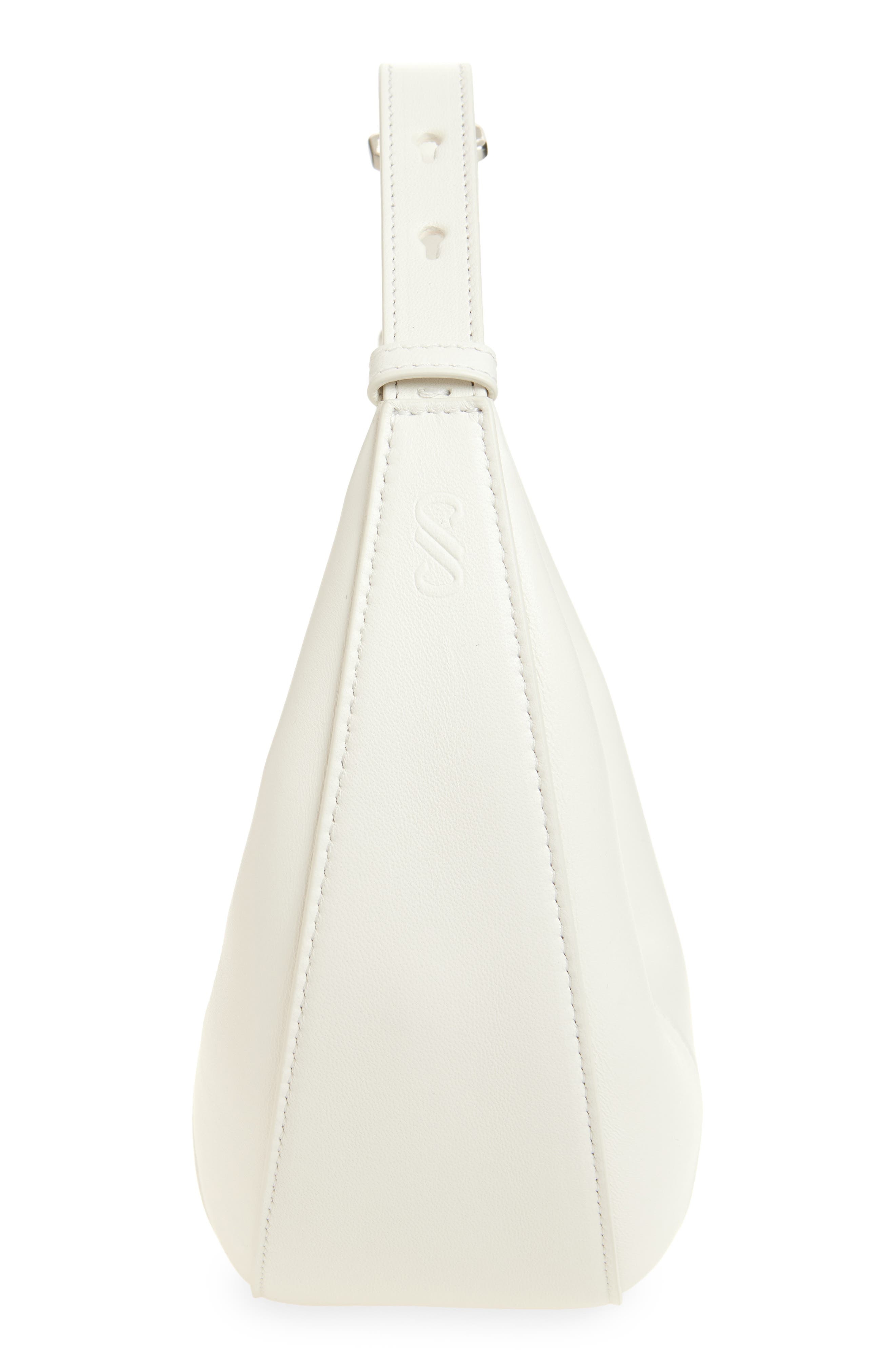 Proenza Schouler Mini Slide Leather Top Handle Bag in White at Nordstrom - 4