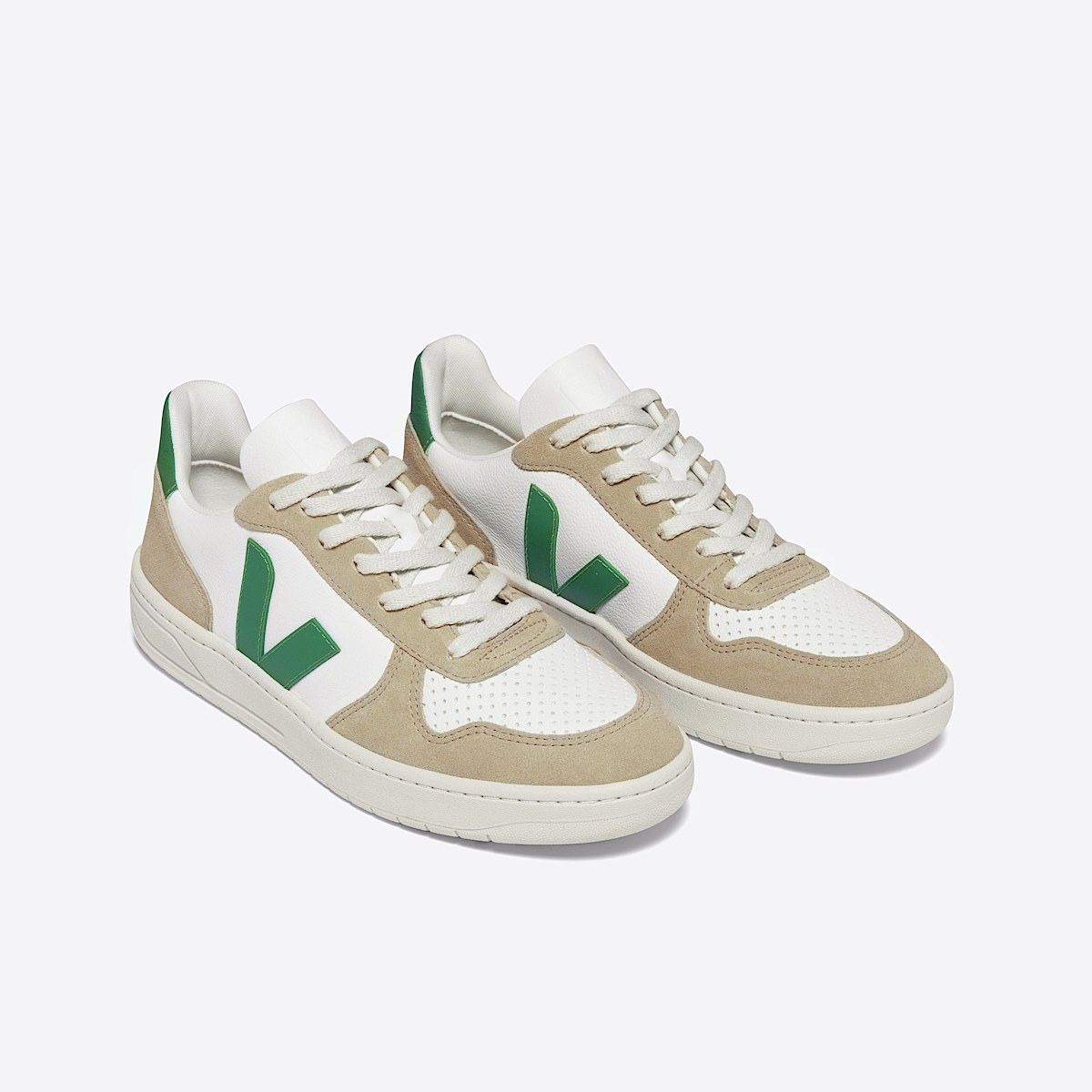V-10 LEATHER WHITE EMERAUDE SAHARA - 2