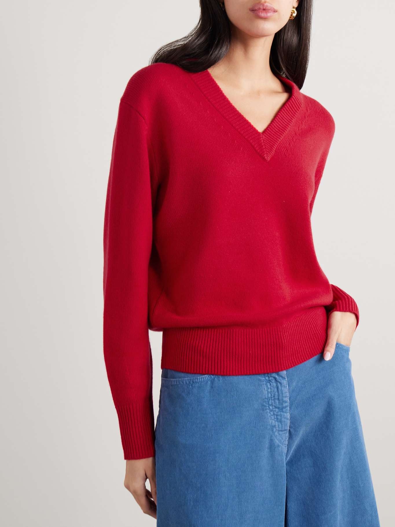 The V cashmere sweater - 3