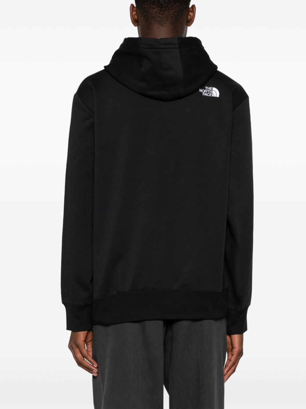 embroidered-logo hoodie - 4