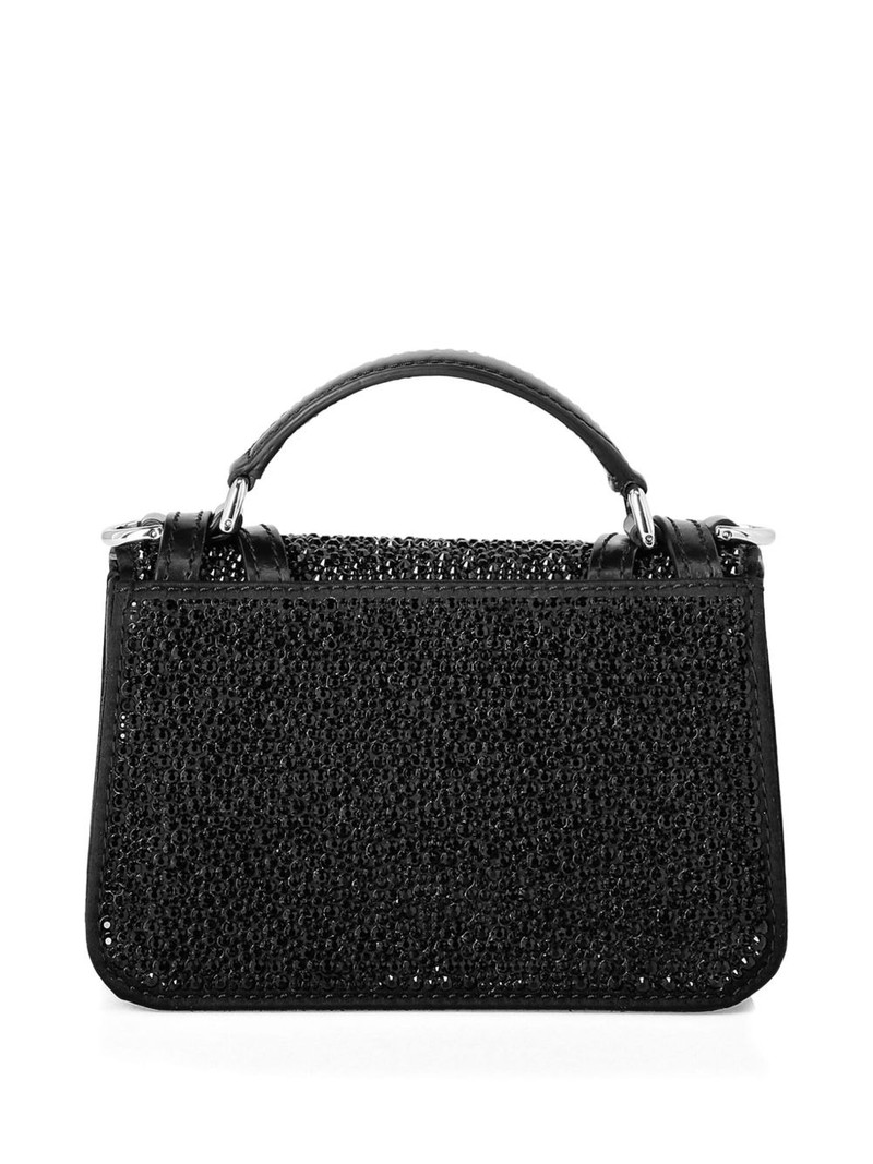 small Hexagon rhinestone-embellished clutch bag 3